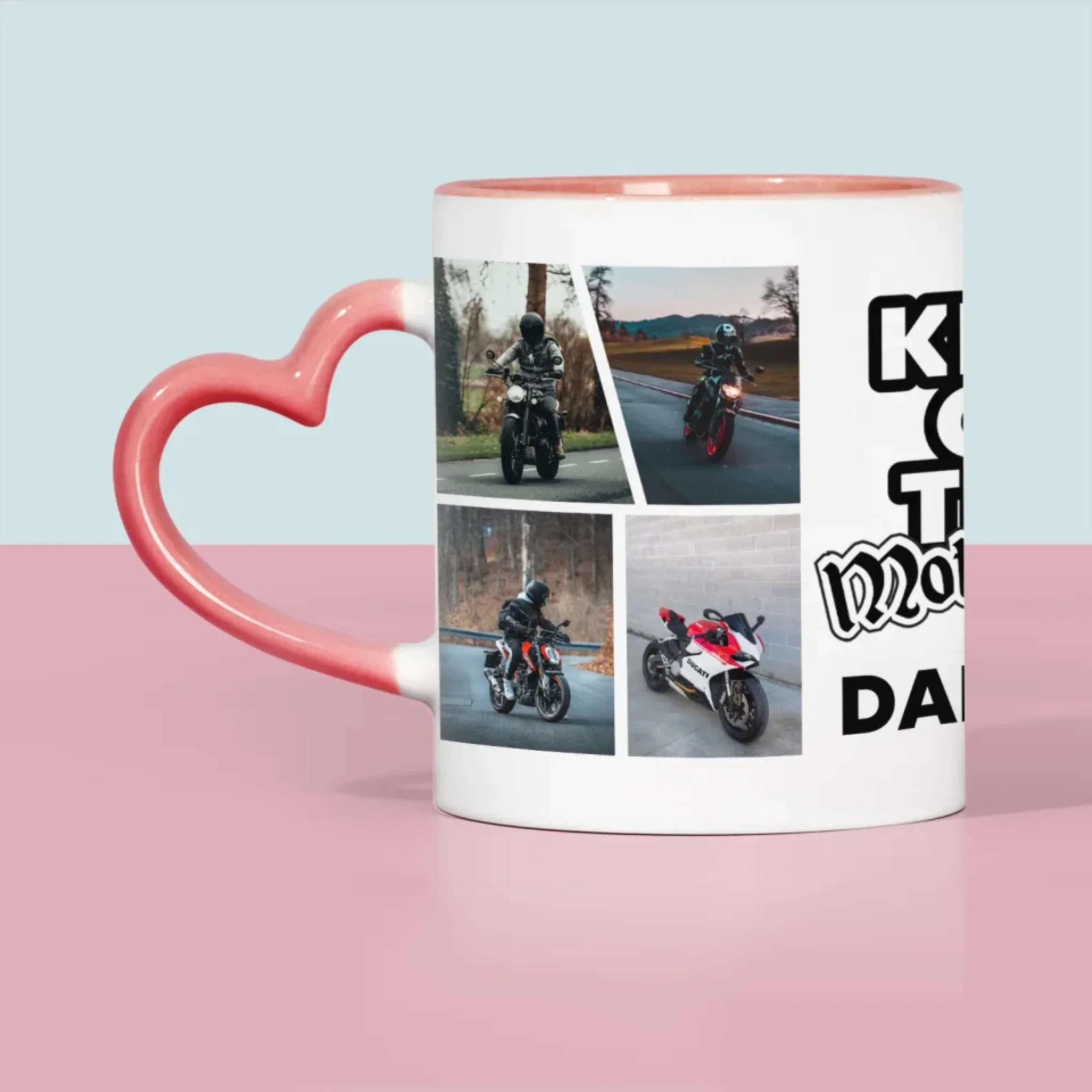 Fotokolaż: King Of The Motorcycle - Kubek z Nadrukiem - Image 9