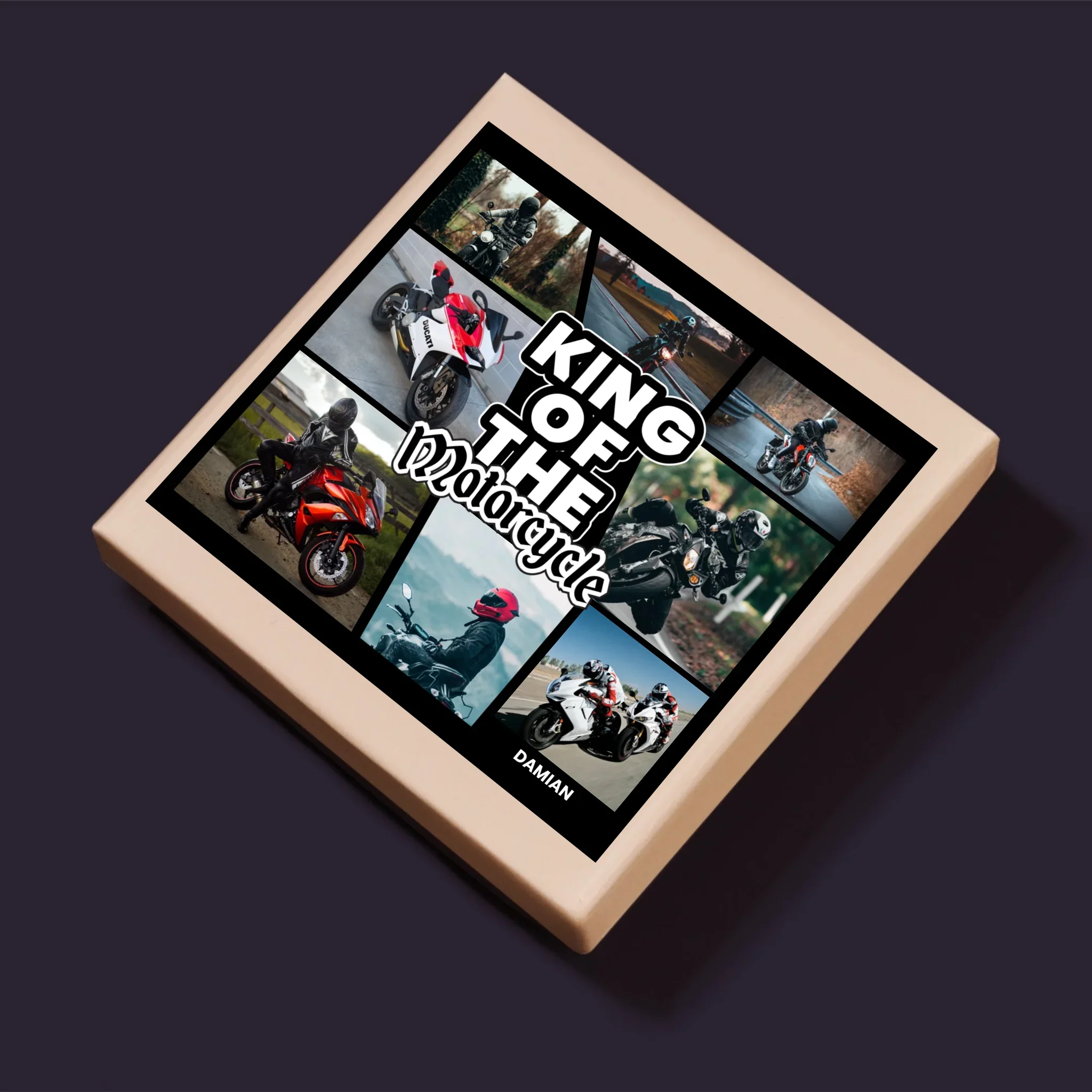 Fotokolaż: King Of The Motorcycle - Personalizowane Puzzle - Image 5
