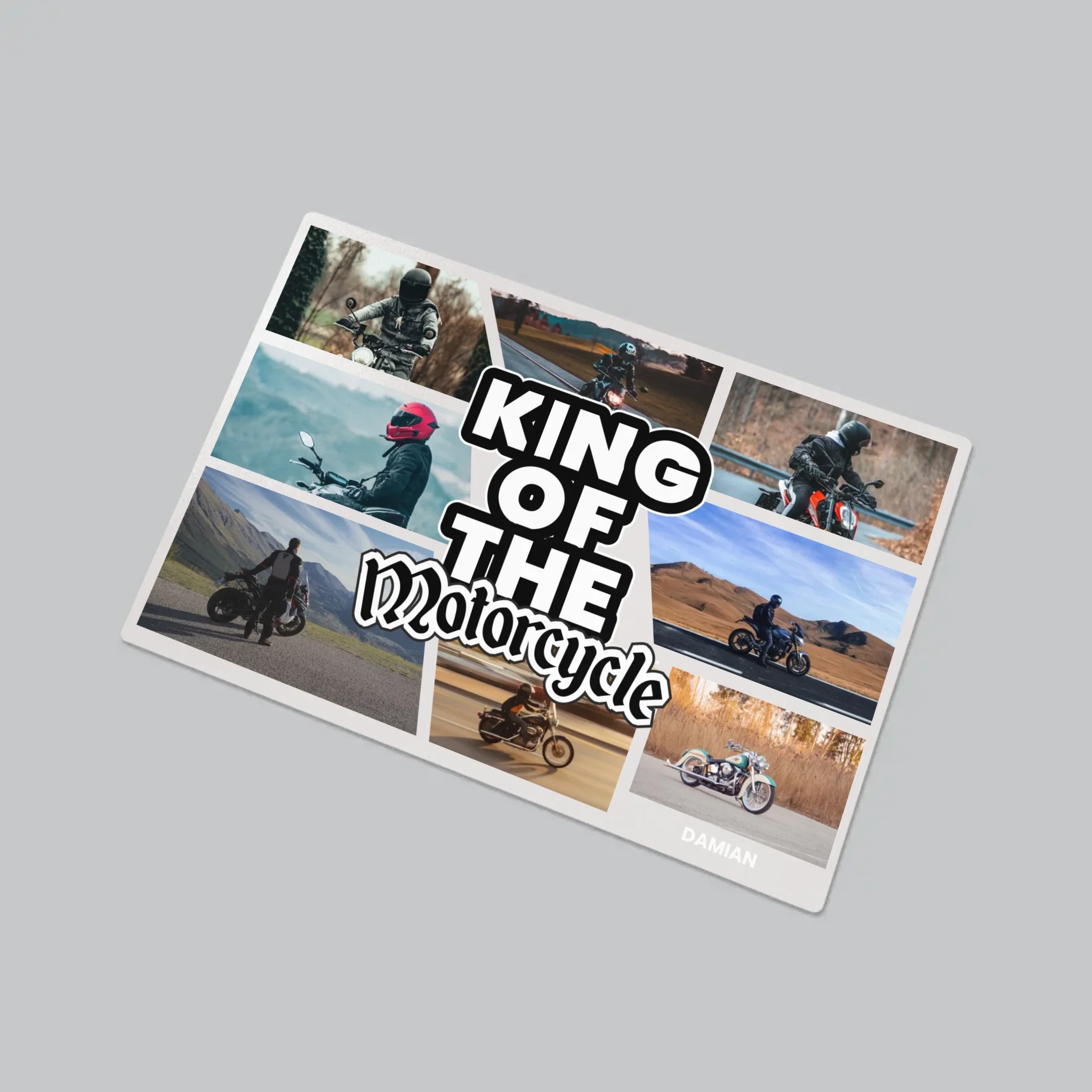 Fotokolaż: King Of The Motorcycle - Podkładka Na Biurko