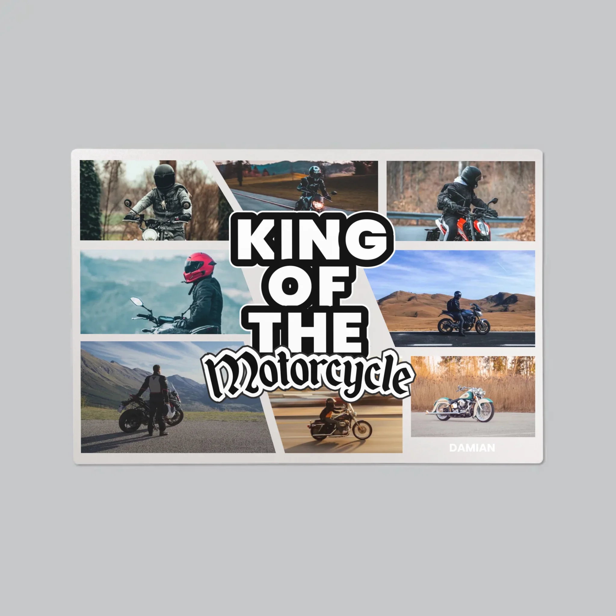 Fotokolaż: King Of The Motorcycle - Podkładka Na Biurko - Image 2