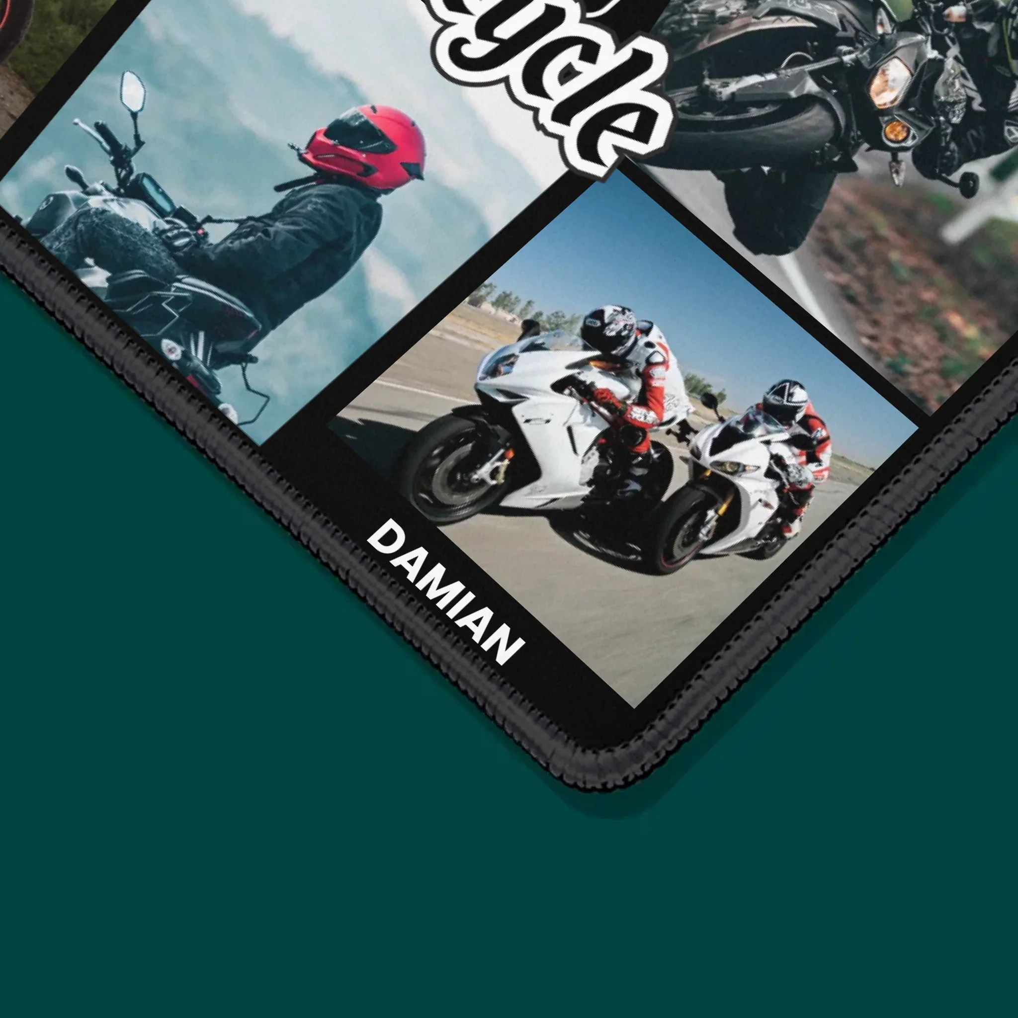 Fotokolaż: King Of The Motorcycle - Podkładka Pod Myszkę - Image 4
