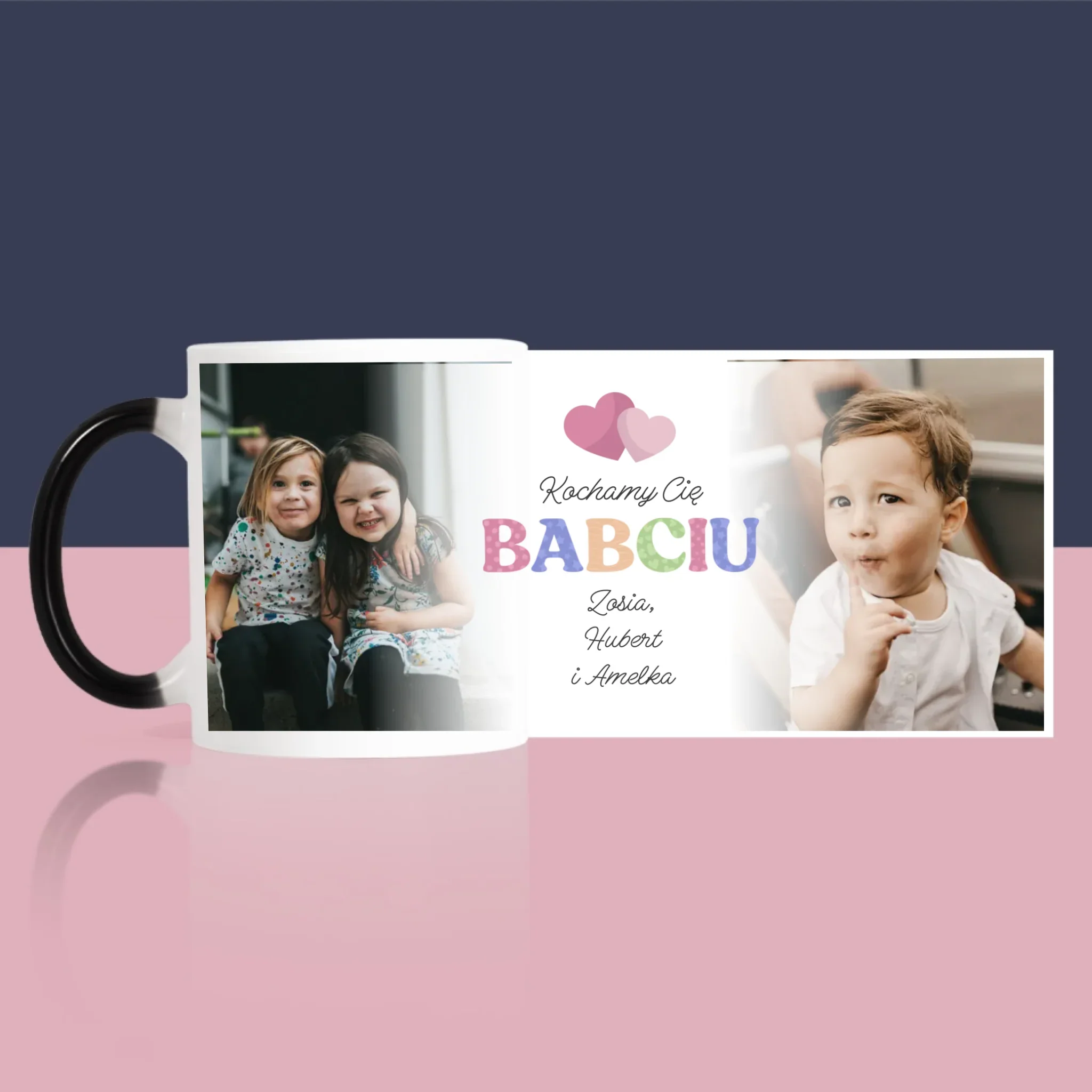 Fotokolaż: Kocham Cię Babciu - Kubek z Nadrukiem - Image 10