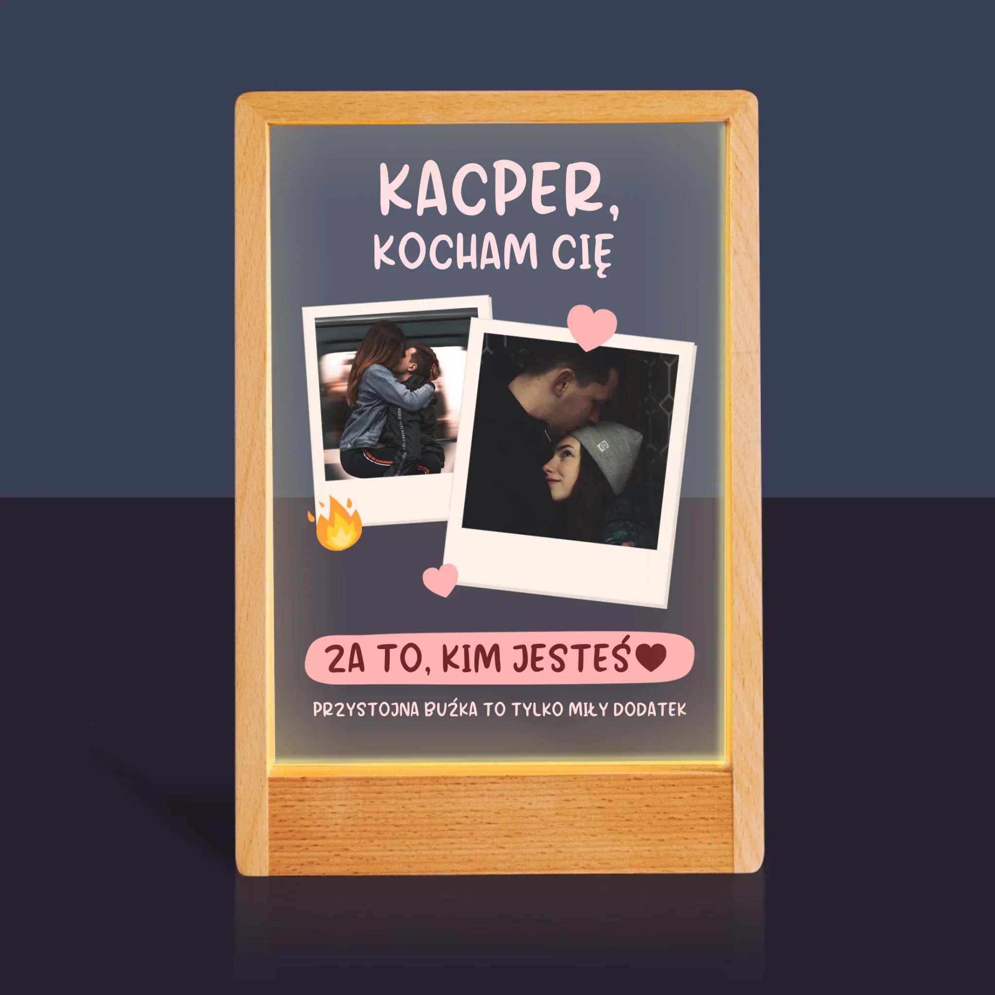 Fotokolaż: Kocham Cię Za To, Kim Jesteś - Wydruk Na Szkle Akrylowym - Image 10