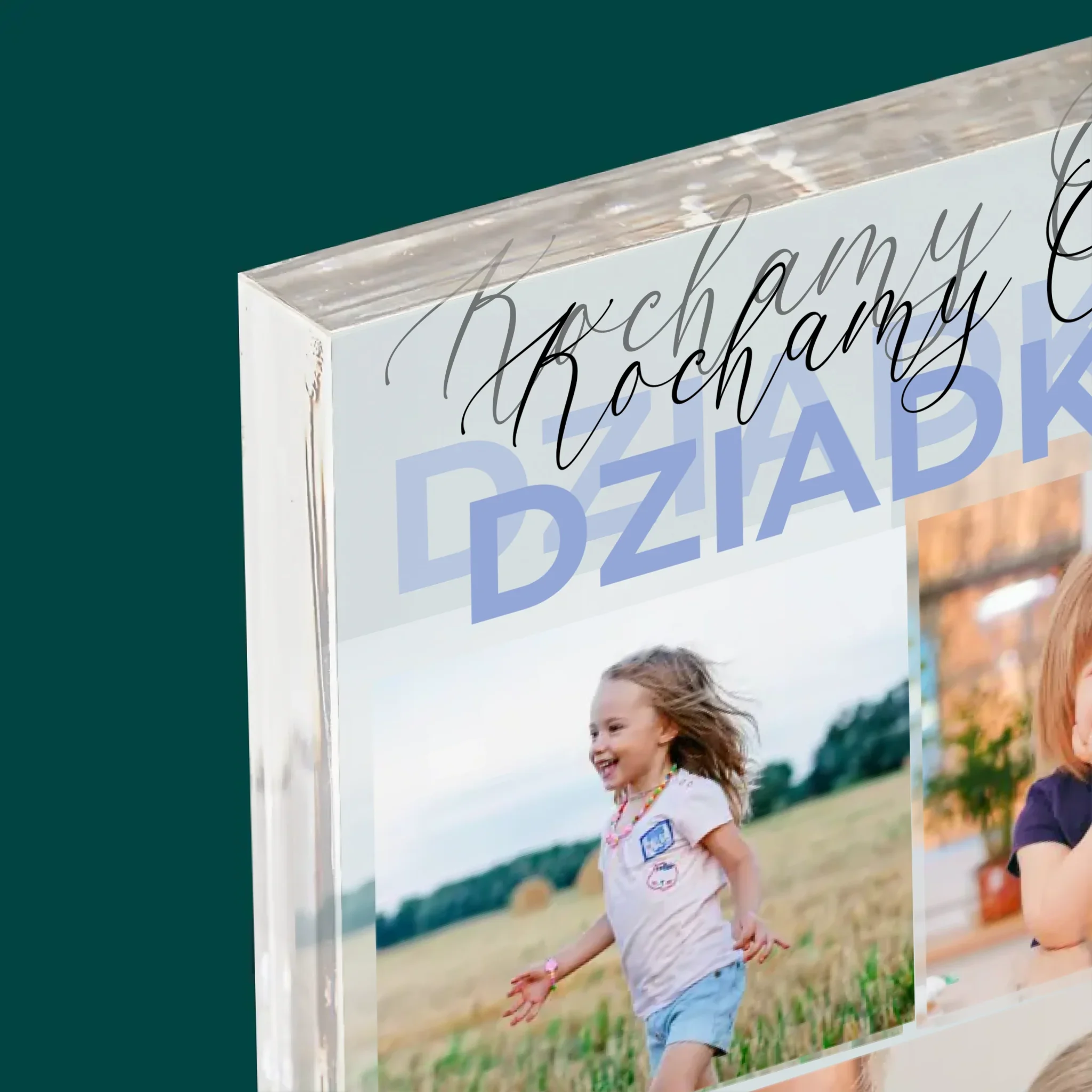 Fotokolaż: Kochamy Cię Dziadku - Blok Akrylowy z Nadrukiem - Image 4