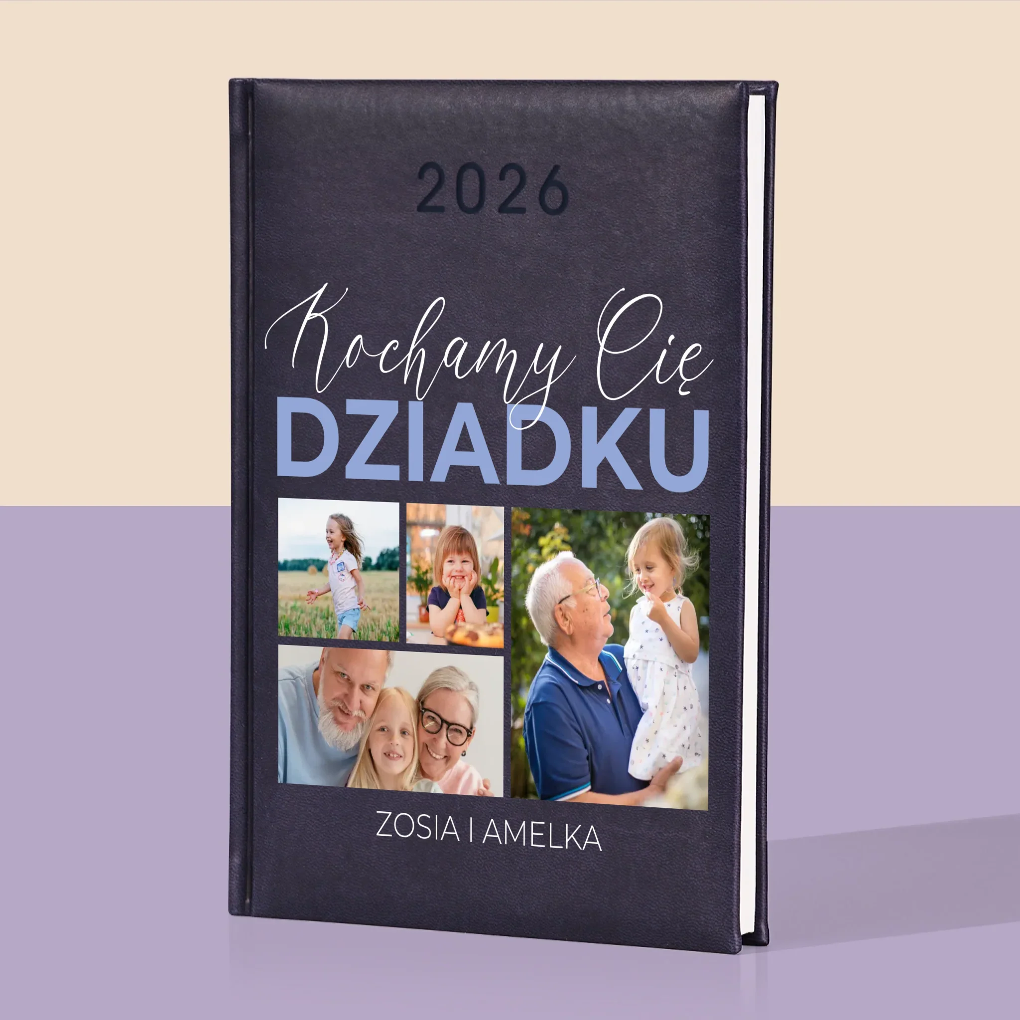 Fotokolaż: Kochamy Cię Dziadku - Kalendarz Książkowy