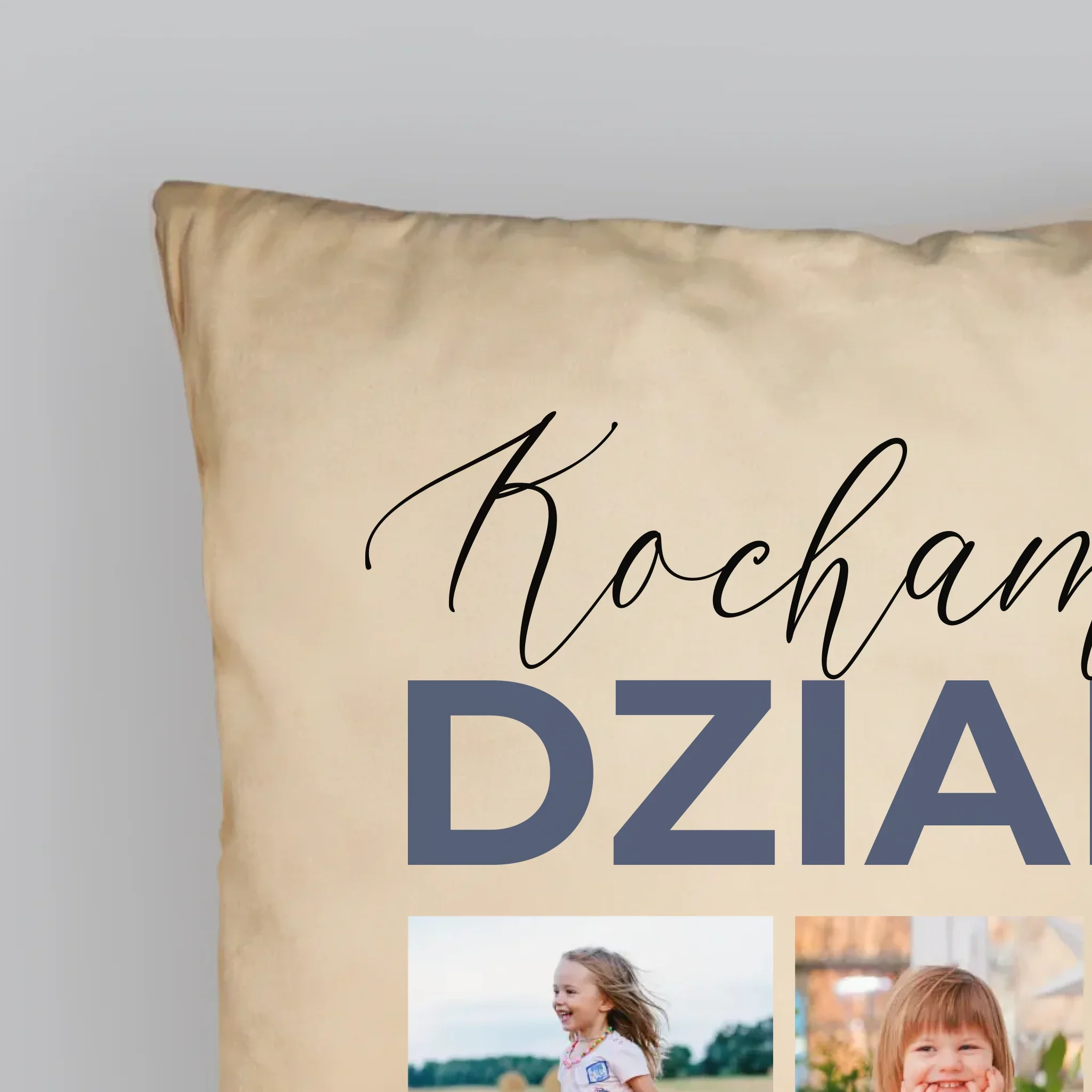 Fotokolaż: Kochamy Cię Dziadku - Poduszka z Nadrukiem - Image 5