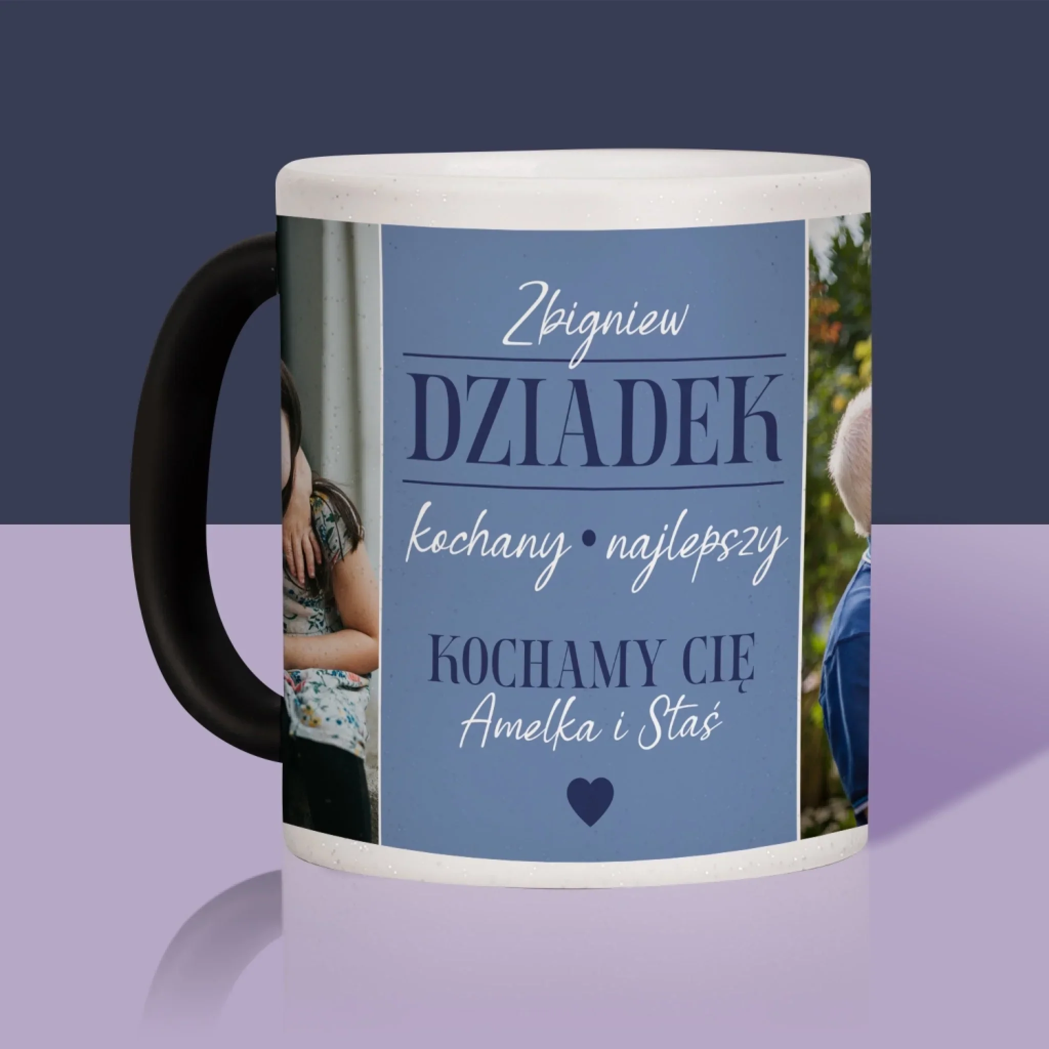 Fotokolaż: Kochany Dziadek - Kubek z Nadrukiem - Image 12