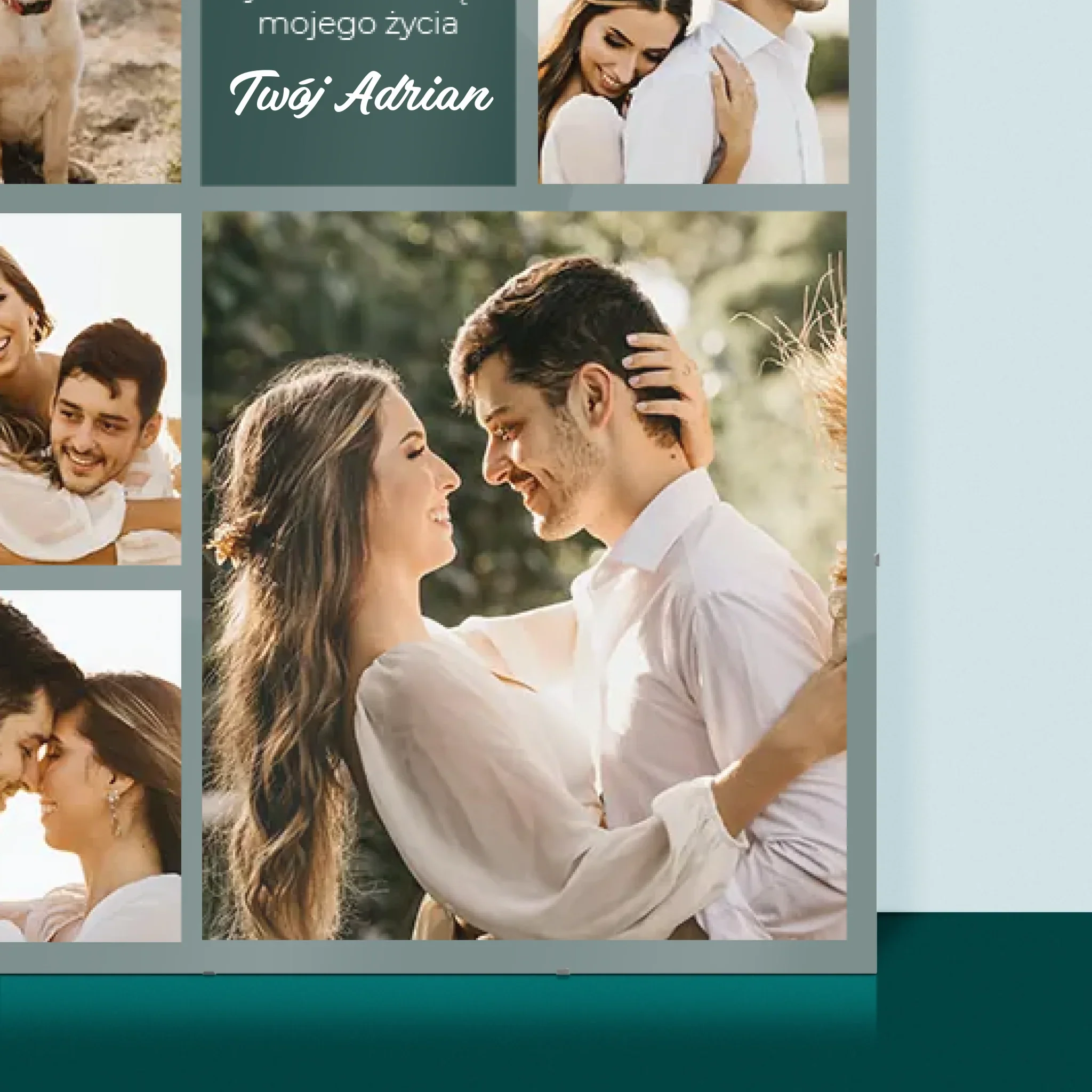 Fotokolaż: Miłosny - Personalizowany Plakat - Image 2