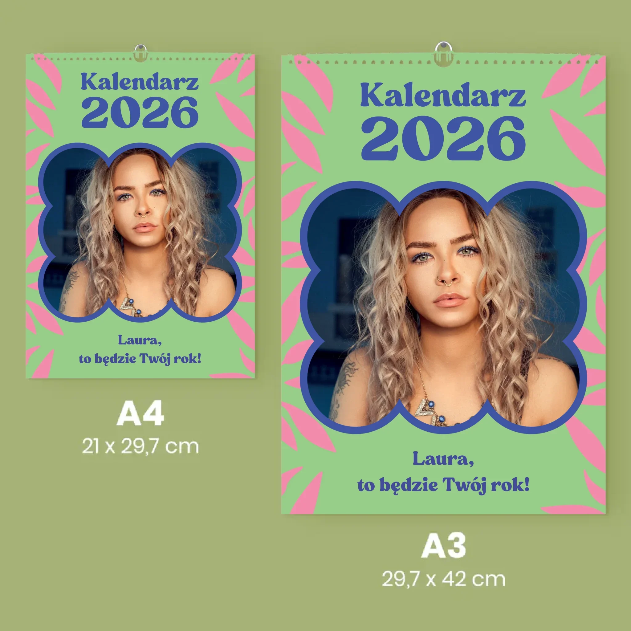 Fotokolaż: Kolorowy - Personalizowany Kalendarz Ścienny - Image 5