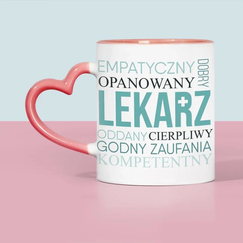 Fotokolaż: Lekarz Cechy - Kubek z Nadrukiem - Image 5