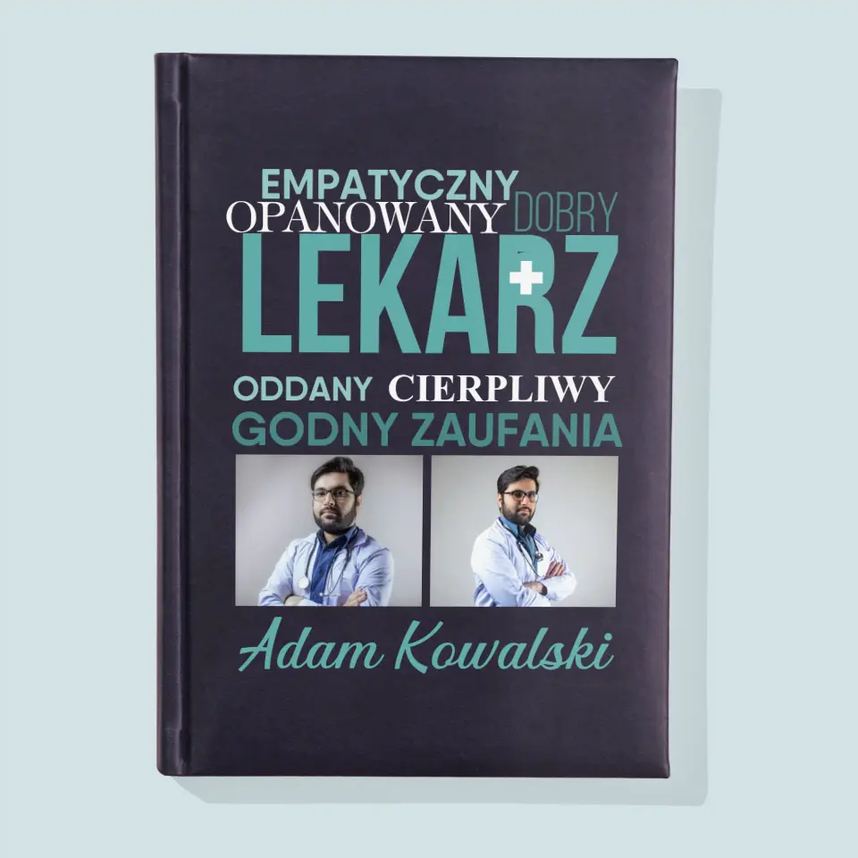 Fotokolaż: Lekarz Cechy - Notes Książkowy - Image 2