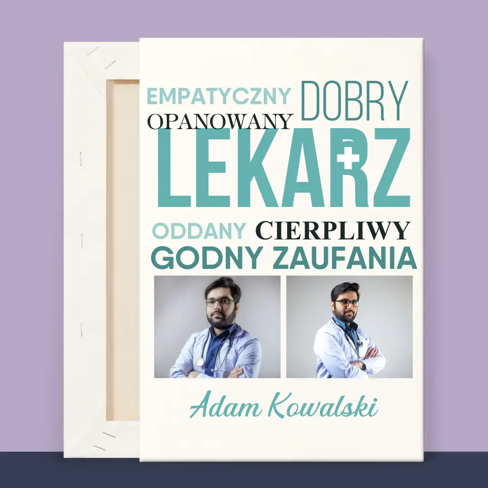 Fotokolaż: Lekarz Cechy - Wydruk Obramowany - Image 12