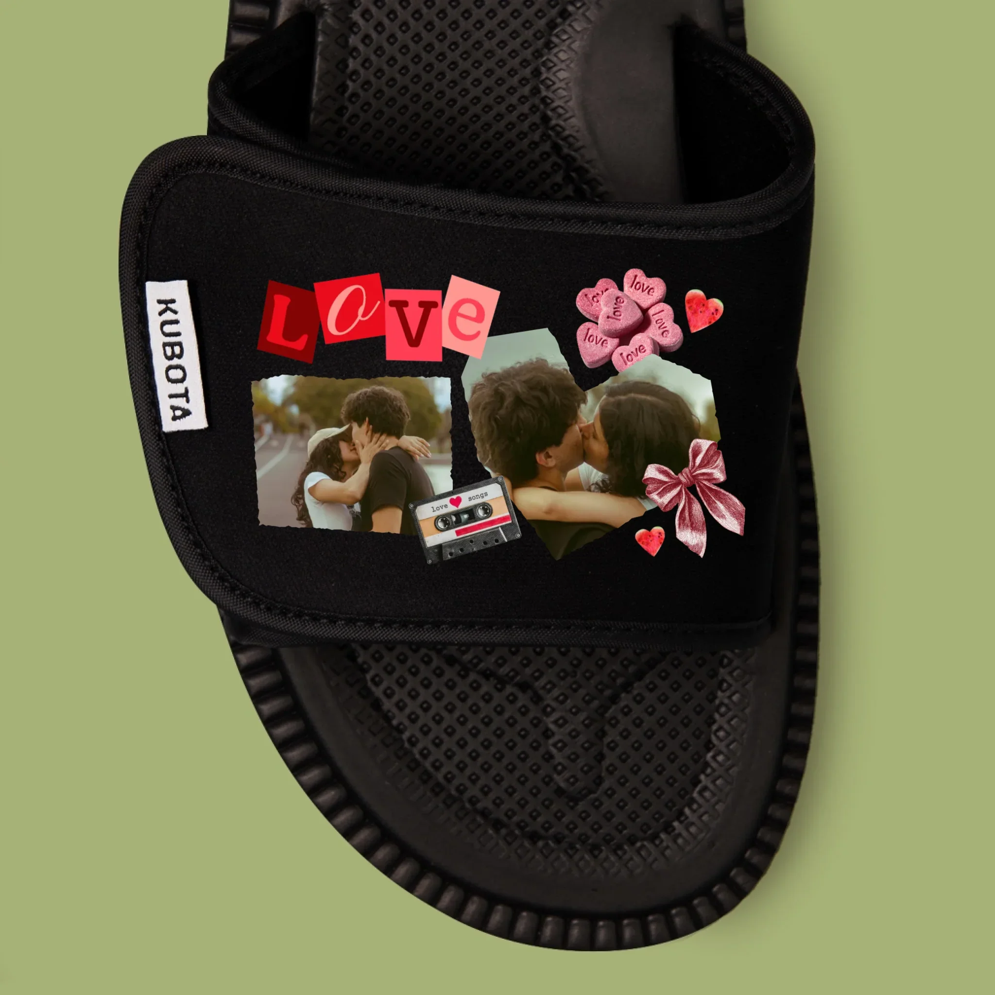Fotokolaż: Love Retro - Klapki Kubota - Image 2