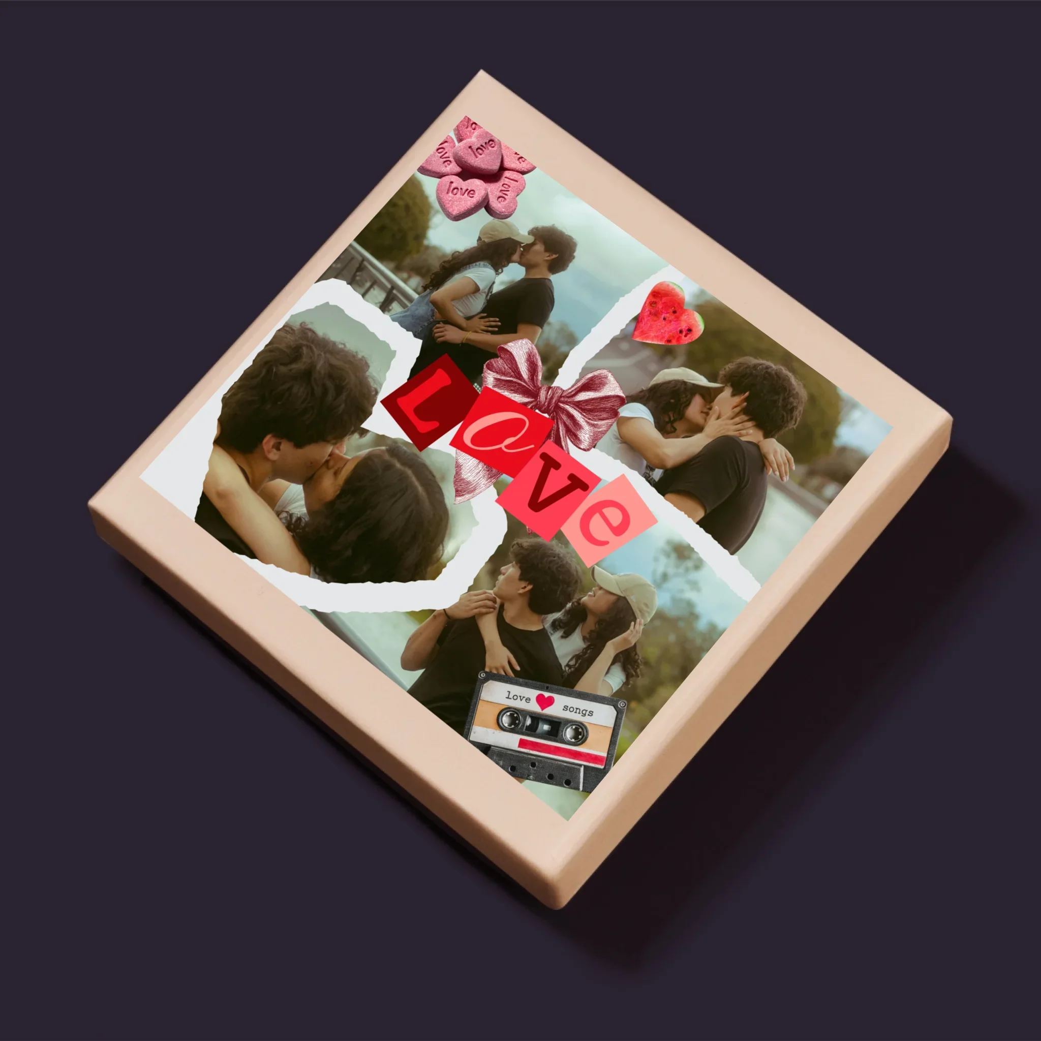 Fotokolaż: Love Retro - Puzzle Personalizowane - Image 5