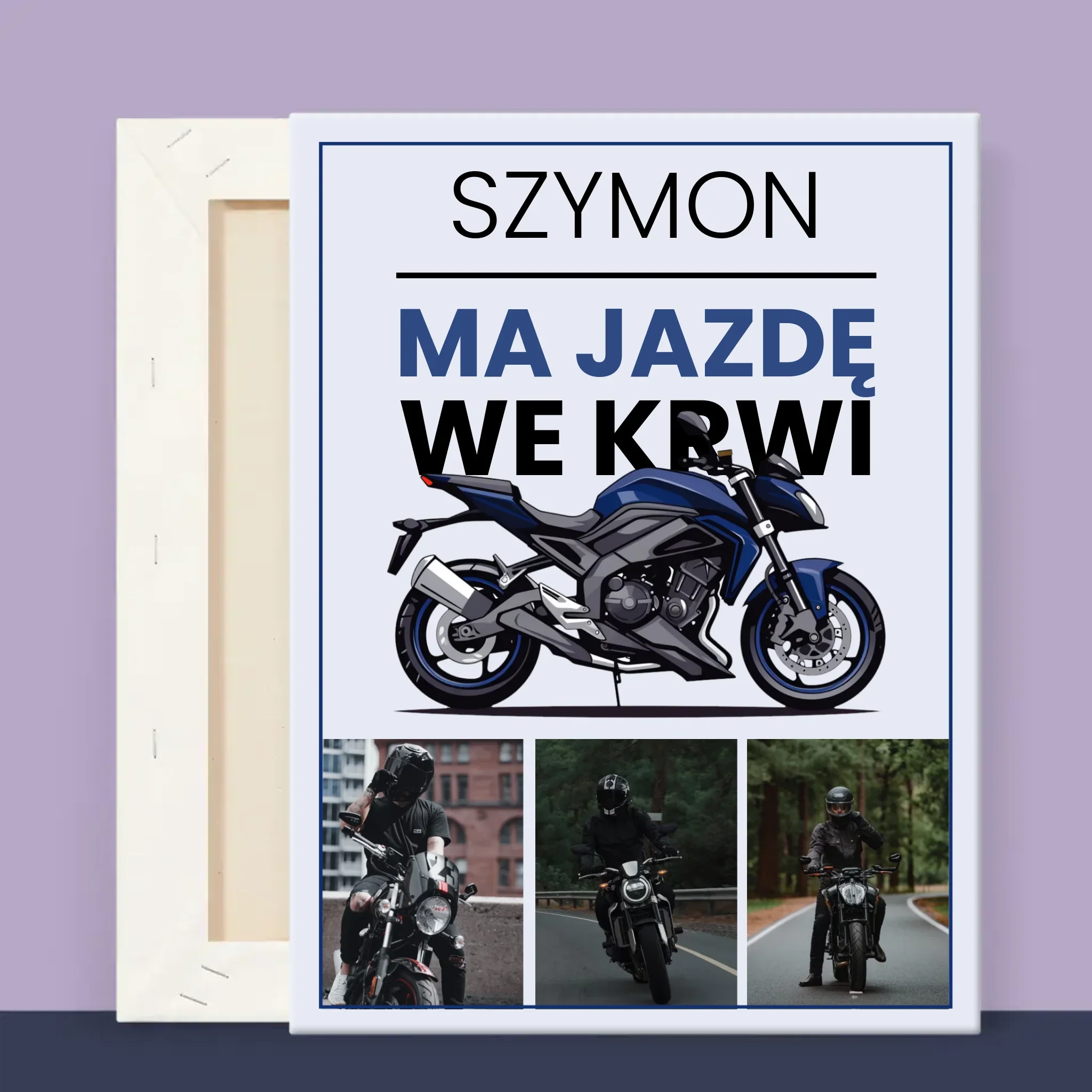 Fotokolaż: Ma Jazdę We Krwi - Wydruk Obramowany - Image 12