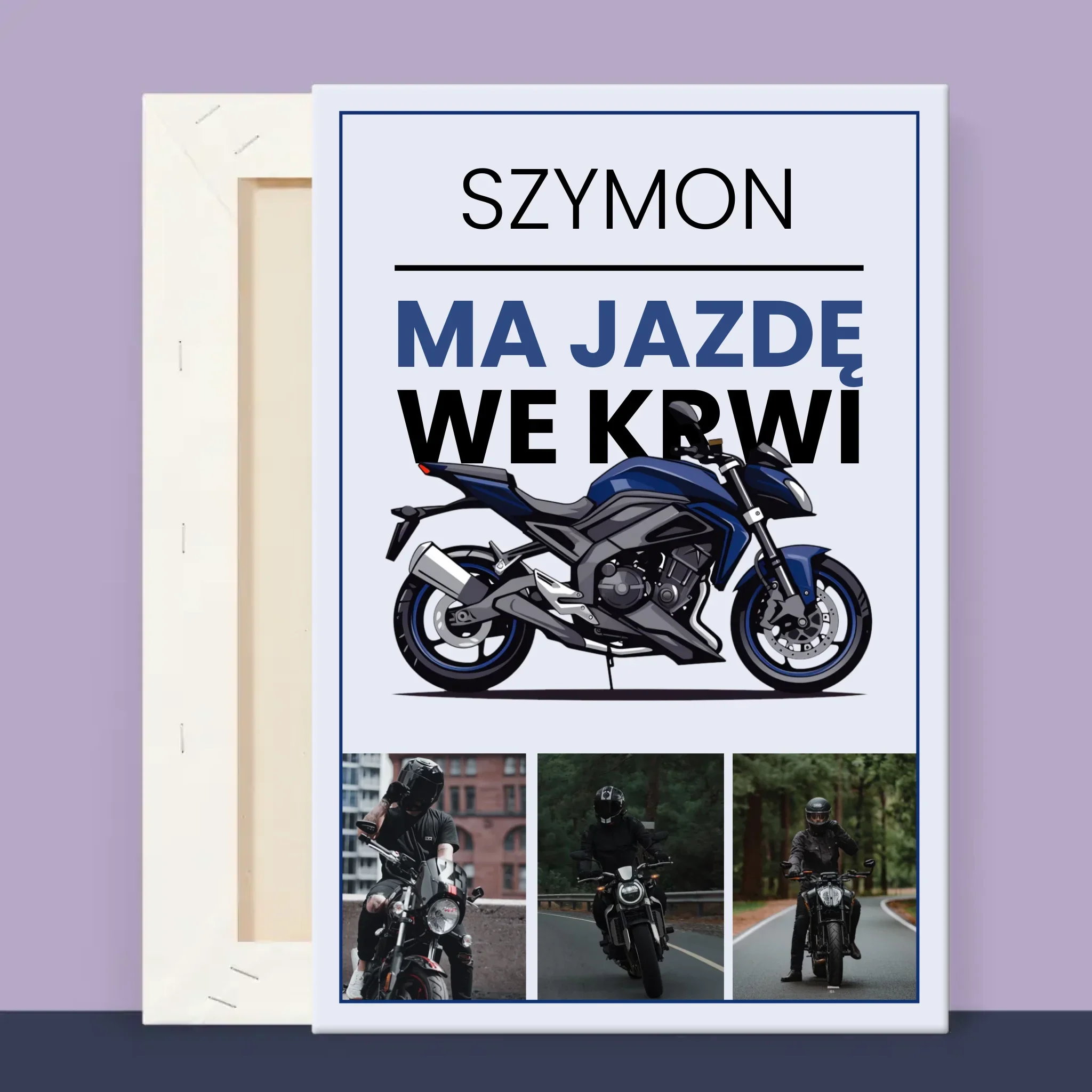 Fotokolaż: Ma Jazdę We Krwi - Wydruk Obramowany - Image 13