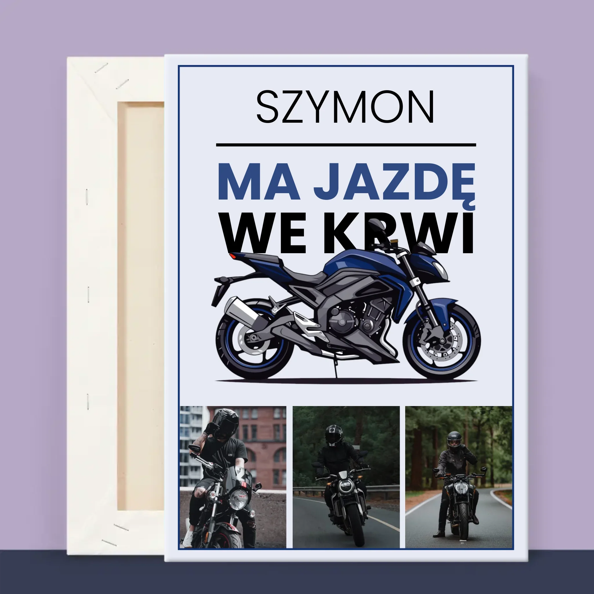 Fotokolaż: Ma Jazdę We Krwi - Wydruk Obramowany - Image 14