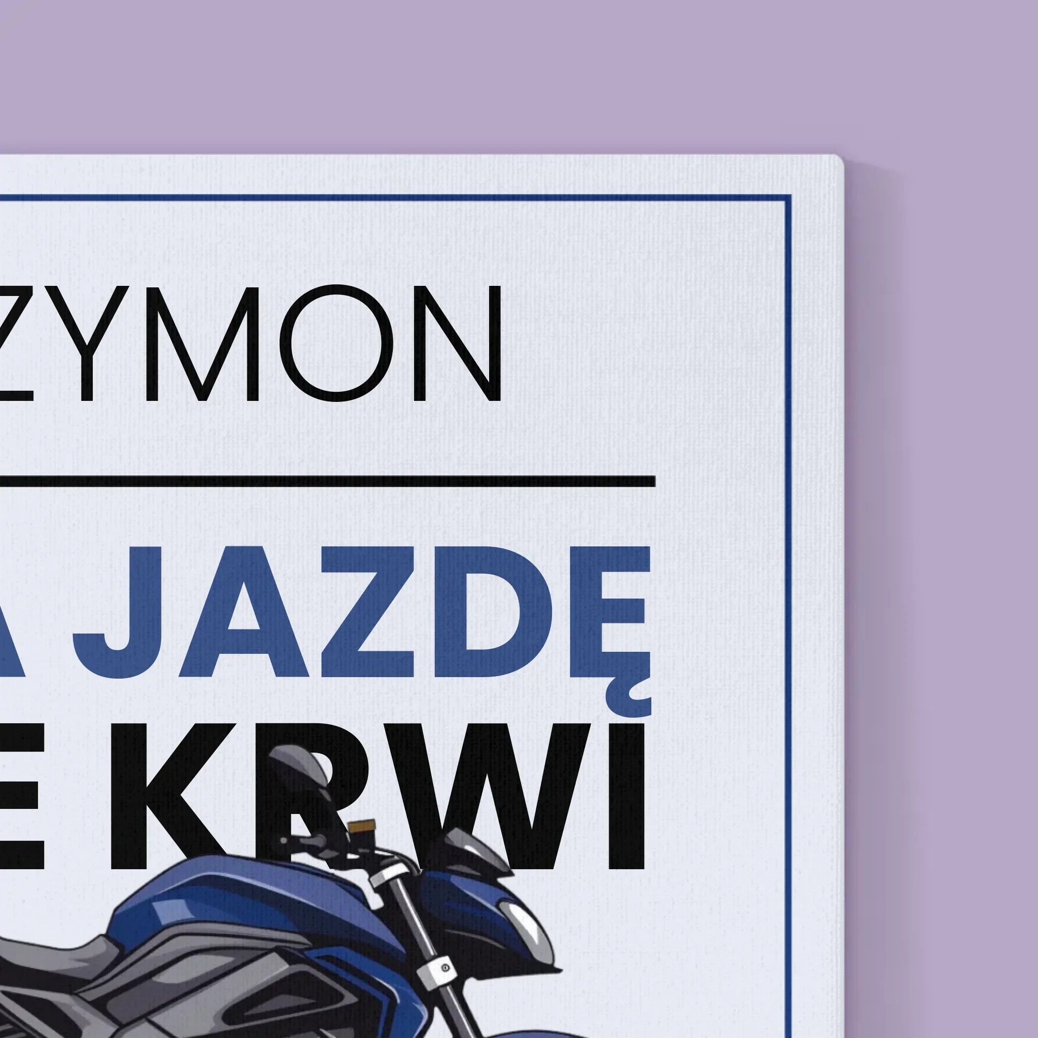 Fotokolaż: Ma Jazdę We Krwi - Wydruk Obramowany - Image 15