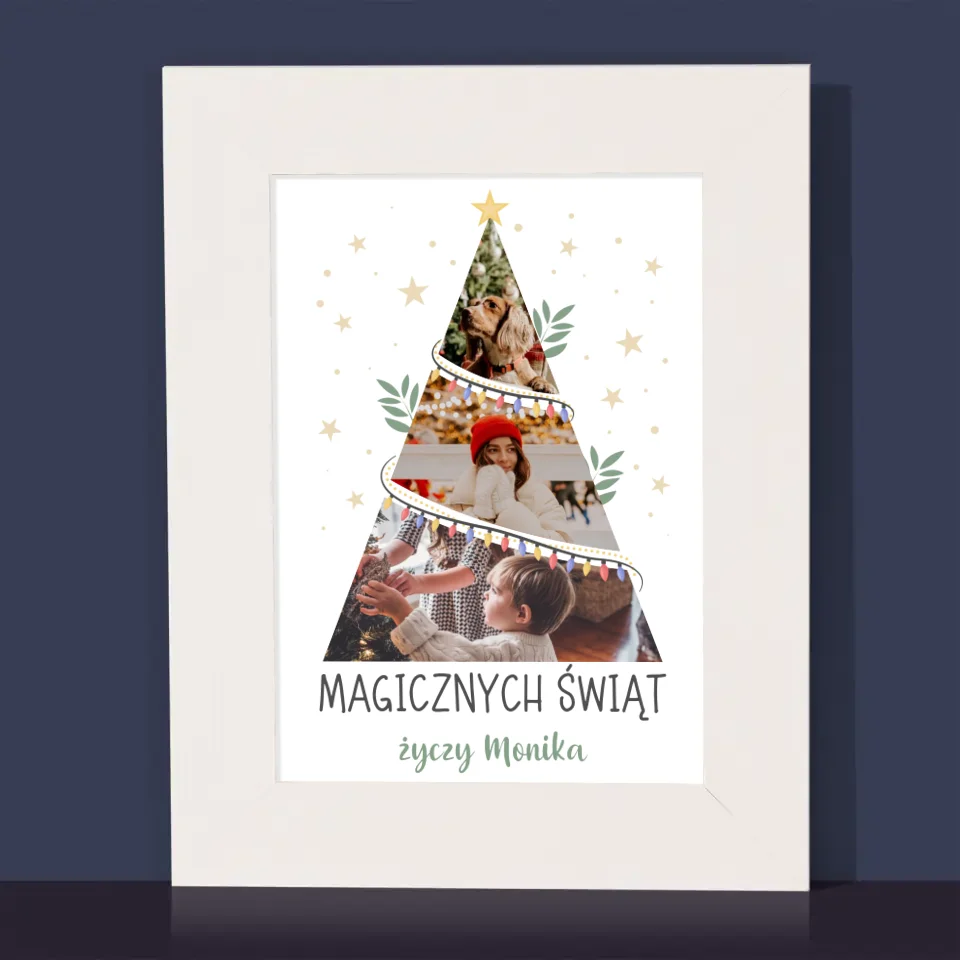 Fotokolaż: Magicznych Świąt Choinka - Ramka Na Zdjęcie - Image 2