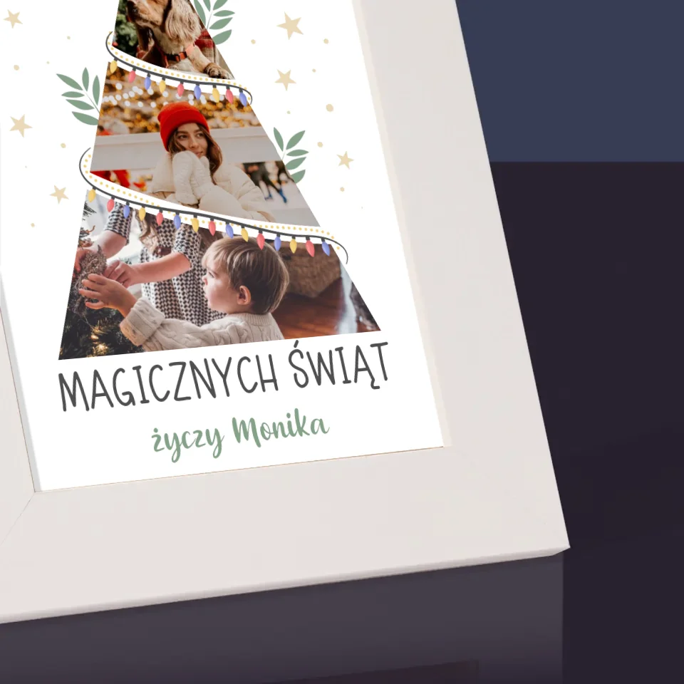 Fotokolaż: Magicznych Świąt Choinka - Ramka Na Zdjęcie - Image 3