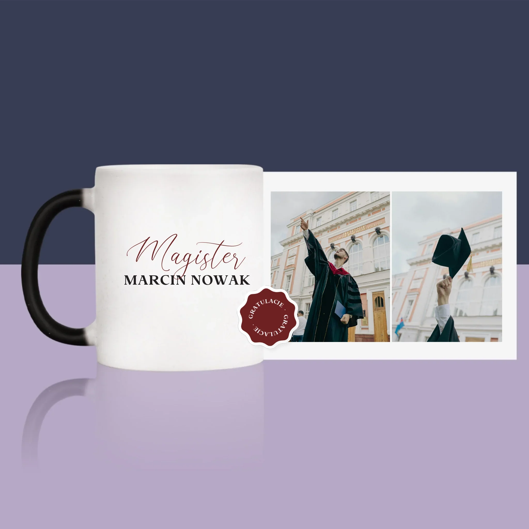Fotokolaż: Magister - Kubek z Nadrukiem - Image 14
