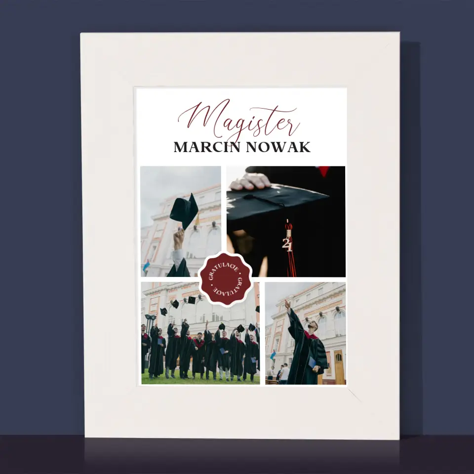 Fotokolaż: Magister - Ramka Na Zdjęcie - Image 2