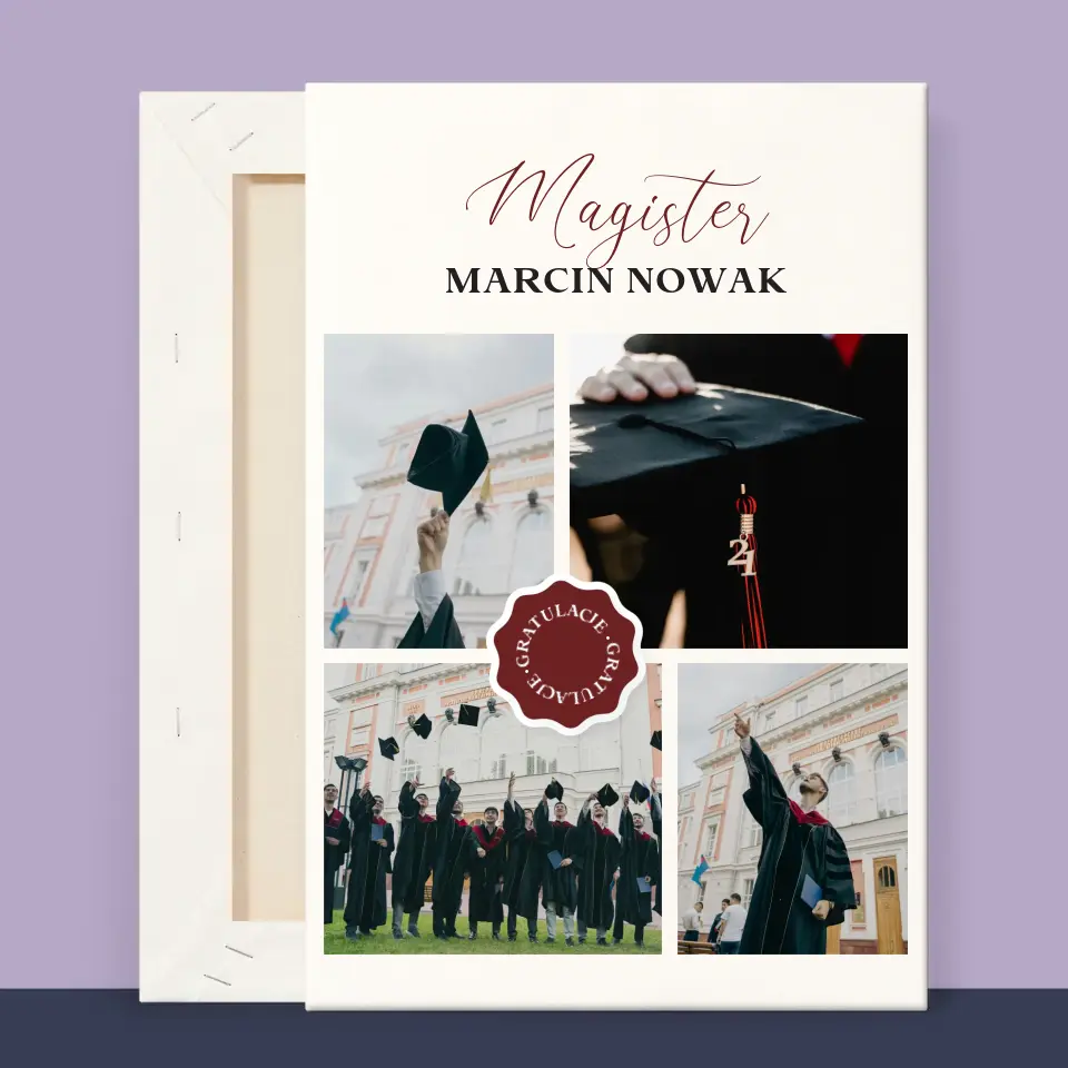 Fotokolaż: Magister - Wydruk Obramowany - Image 12