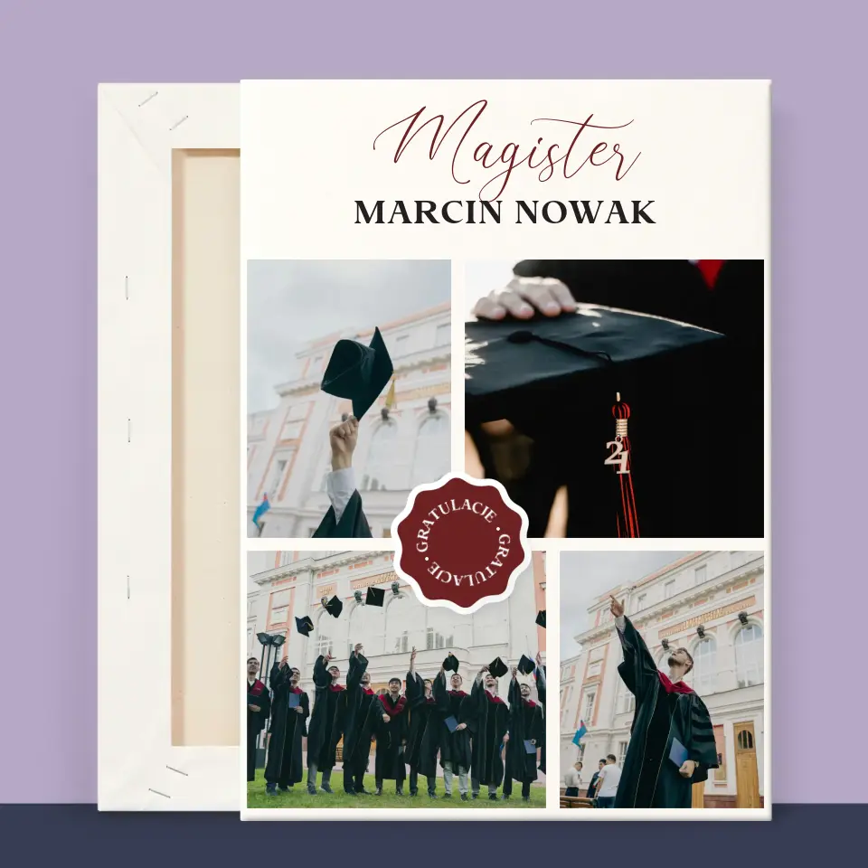 Fotokolaż: Magister - Wydruk Obramowany - Image 13