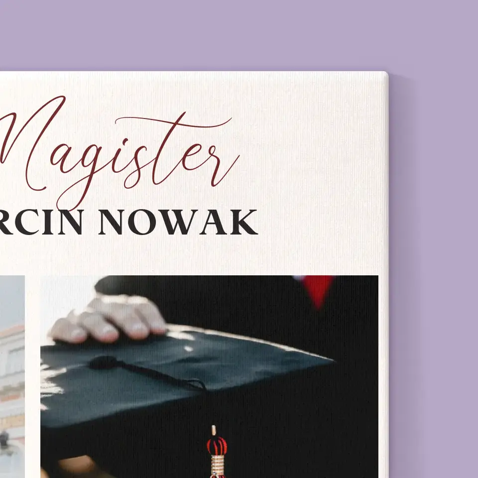 Fotokolaż: Magister - Wydruk Obramowany - Image 14