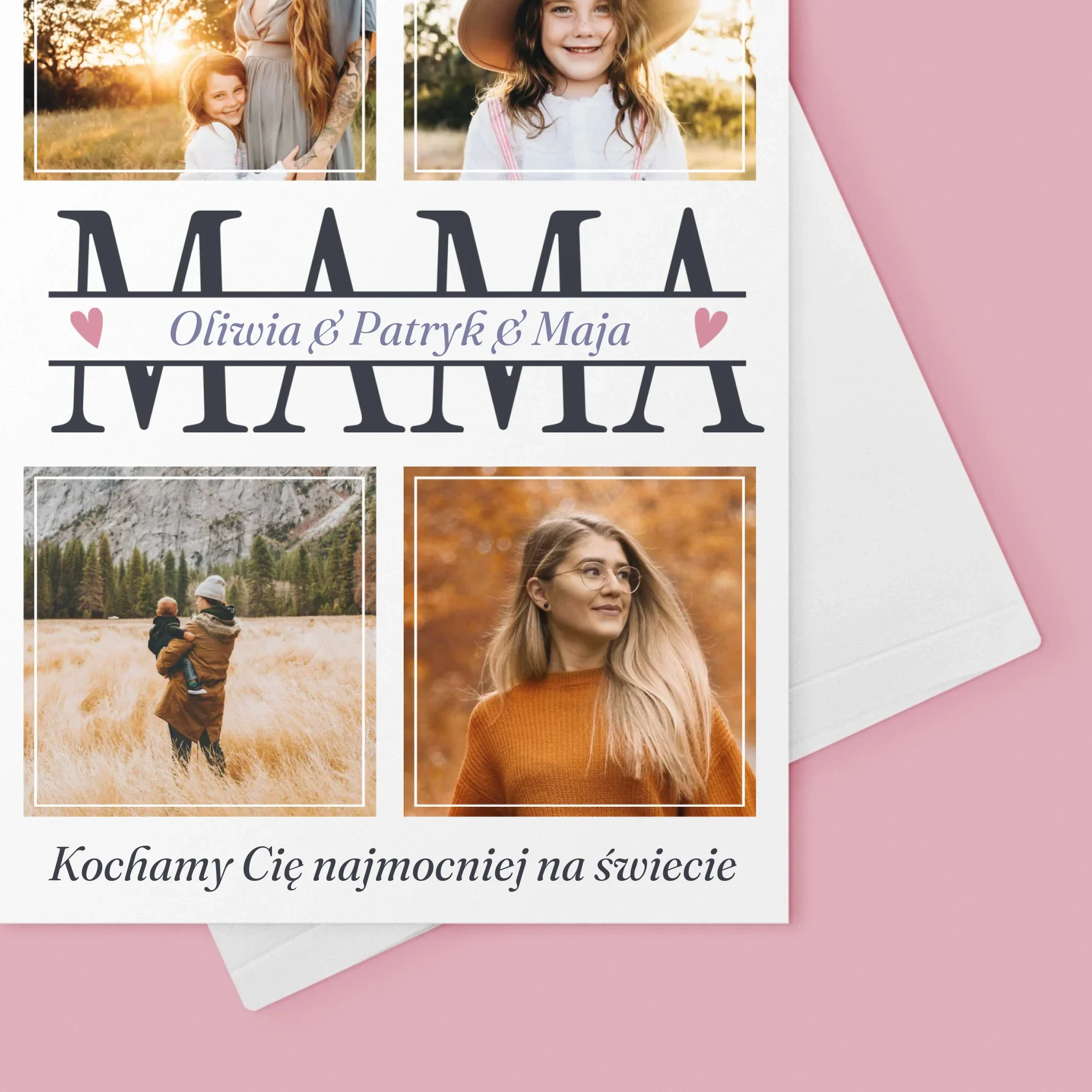 Fotokolaż: Mama Imiona - Kartka z Życzeniami - Image 4
