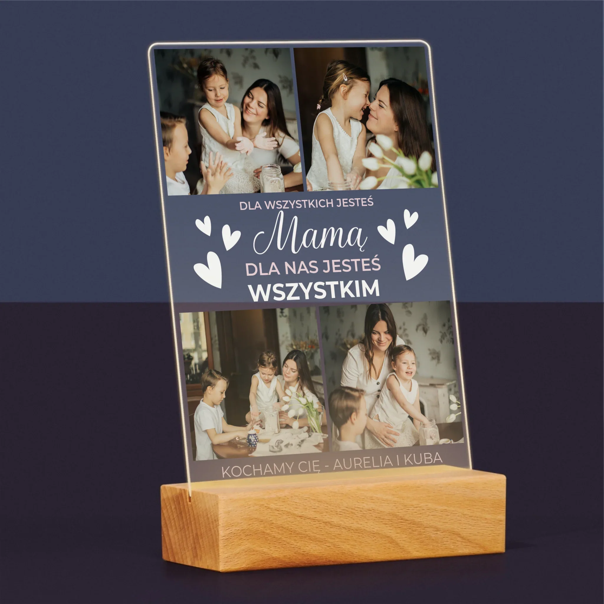 Fotokolaż: Mamo Jesteś Wszystkim - Wydruk Na Szkle Akrylowym - Image 5