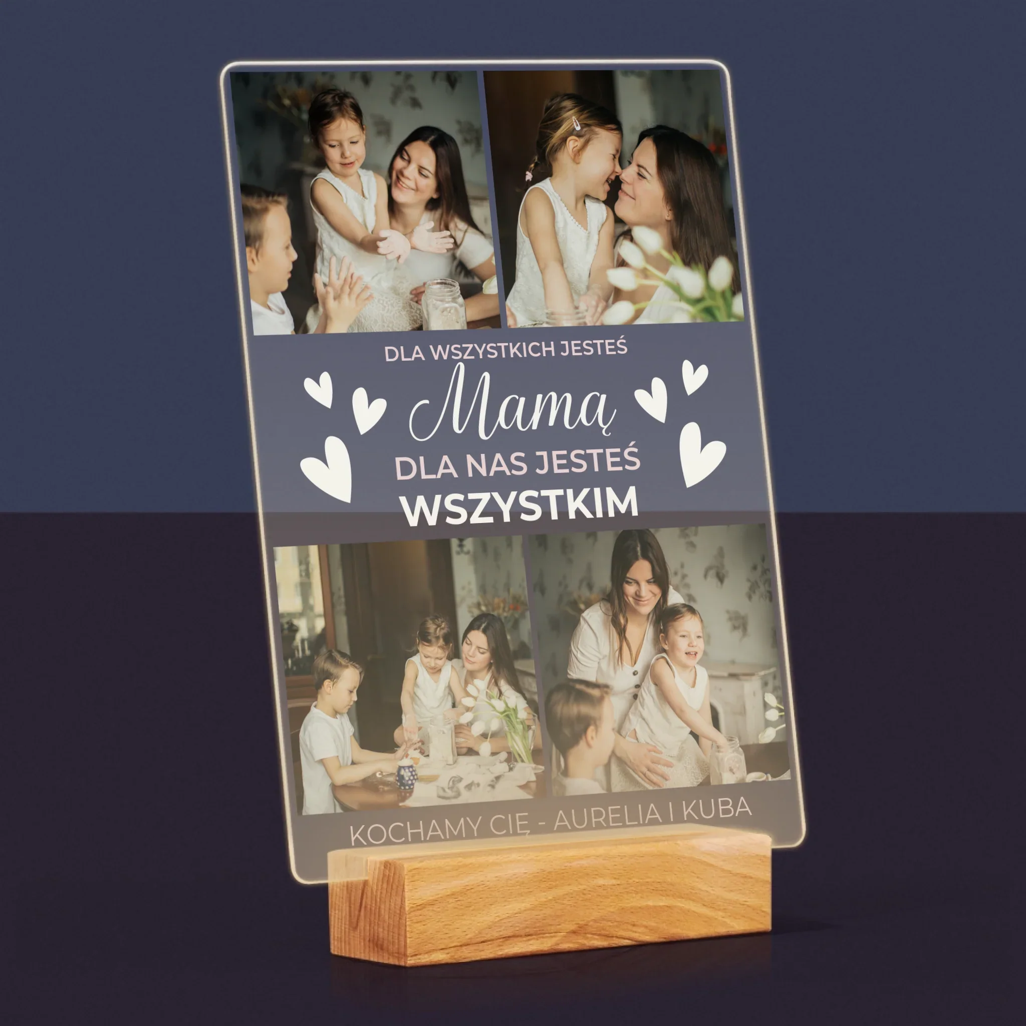 Fotokolaż: Mamo Jesteś Wszystkim - Wydruk Na Szkle Akrylowym - Image 8