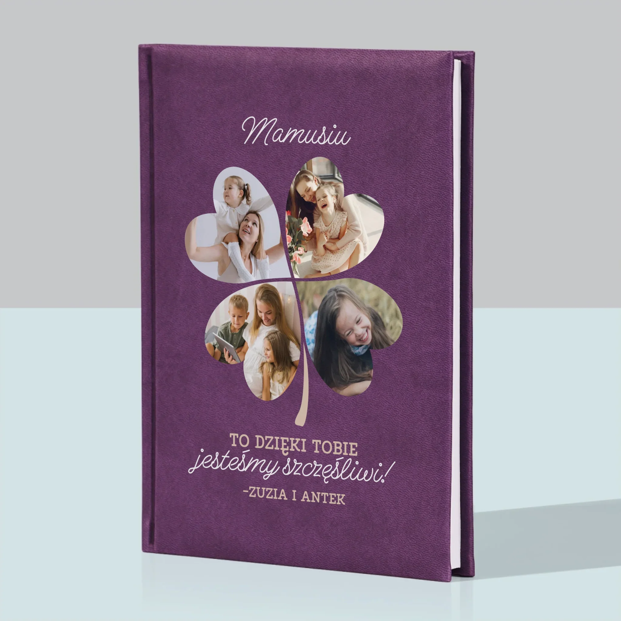 Fotokolaż: Mamo, To Dzięki Tobie Jesteśmy Szczęśliwi! - Notes Książkowy z Nadrukiem - Image 5
