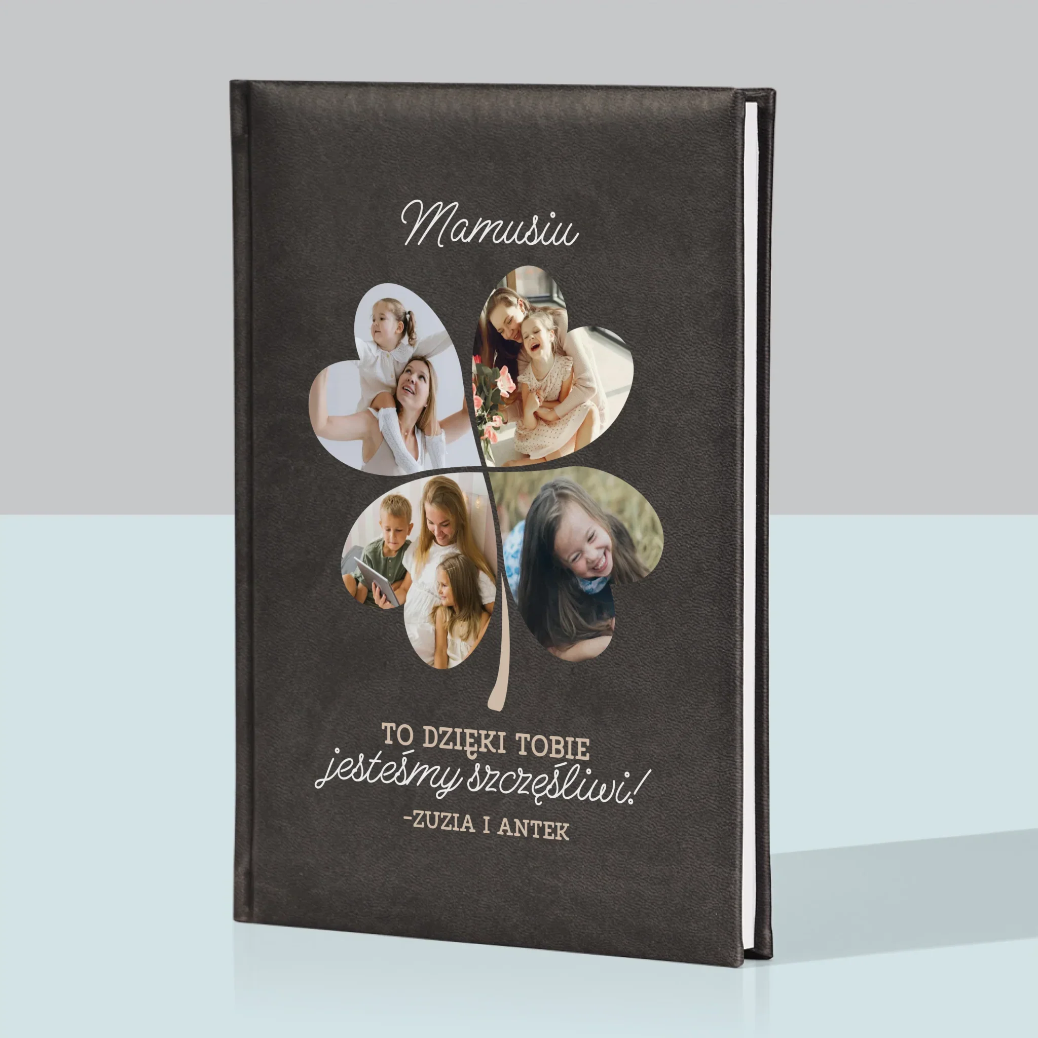 Fotokolaż: Mamo, To Dzięki Tobie Jesteśmy Szczęśliwi! - Notes Książkowy z Nadrukiem - Image 6