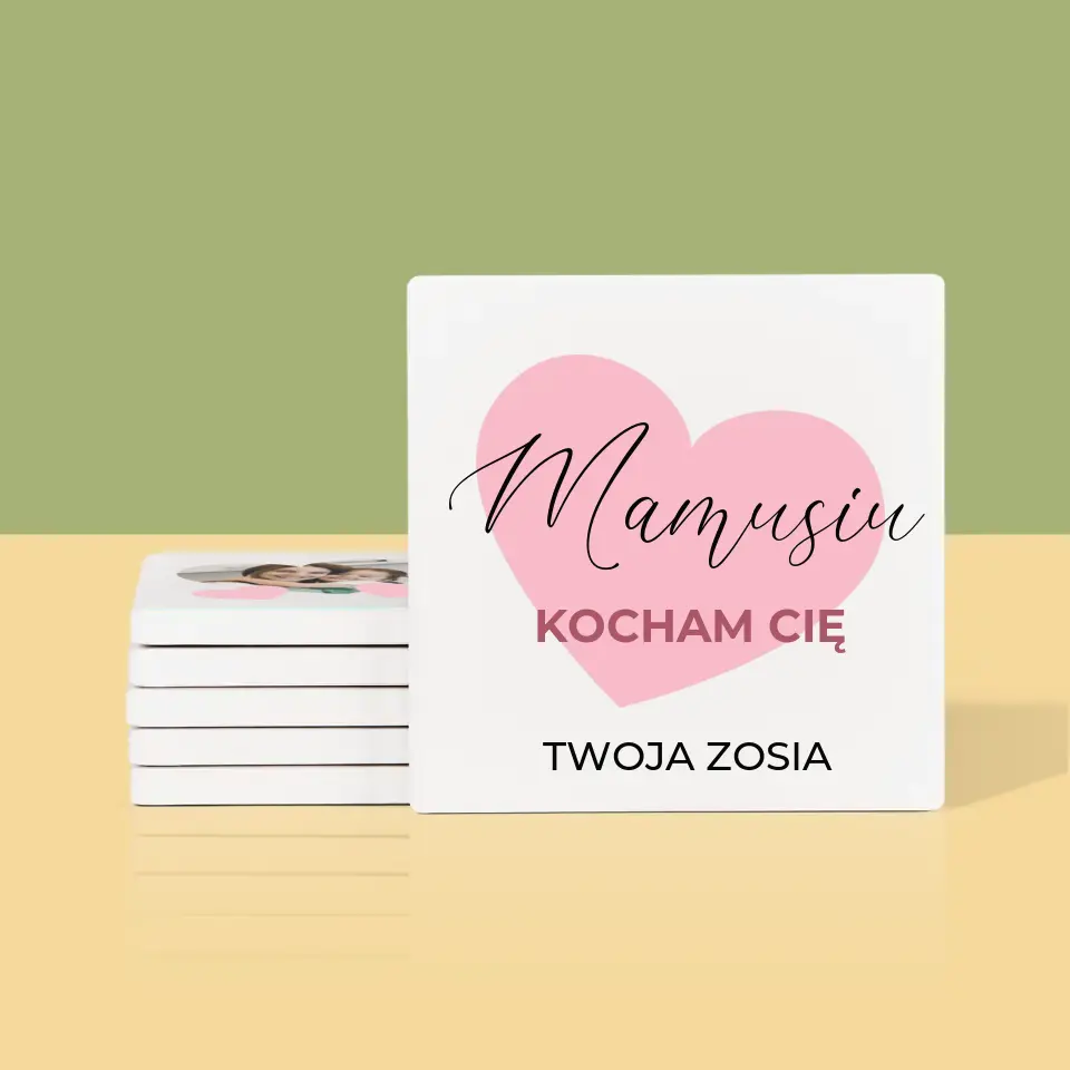 Fotokolaż: Mamusia - Podkładki Pod Kubki