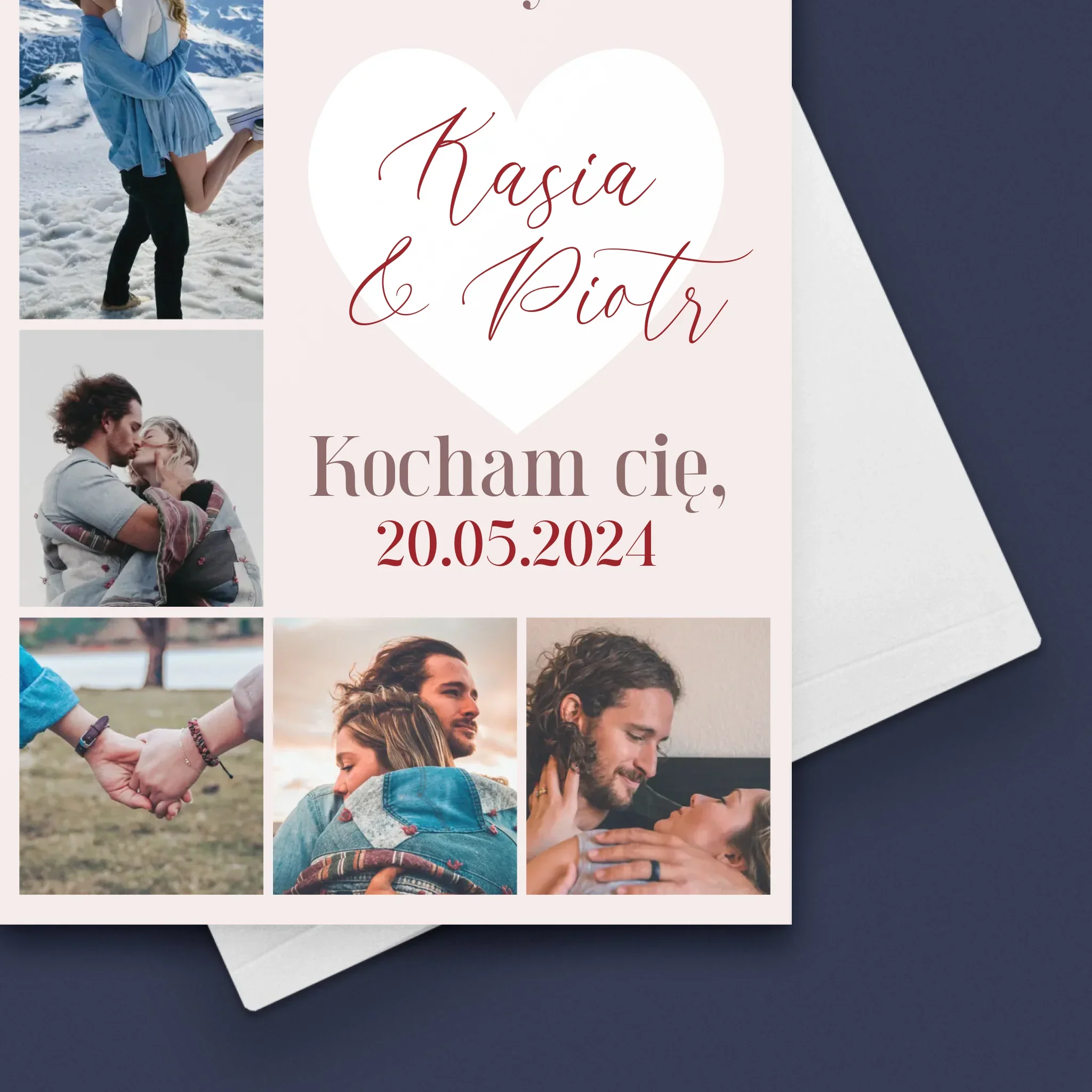 Fotokolaż: Mamy Wszystko, Bo Mamy Siebie - Kartka z Życzeniami - Image 4