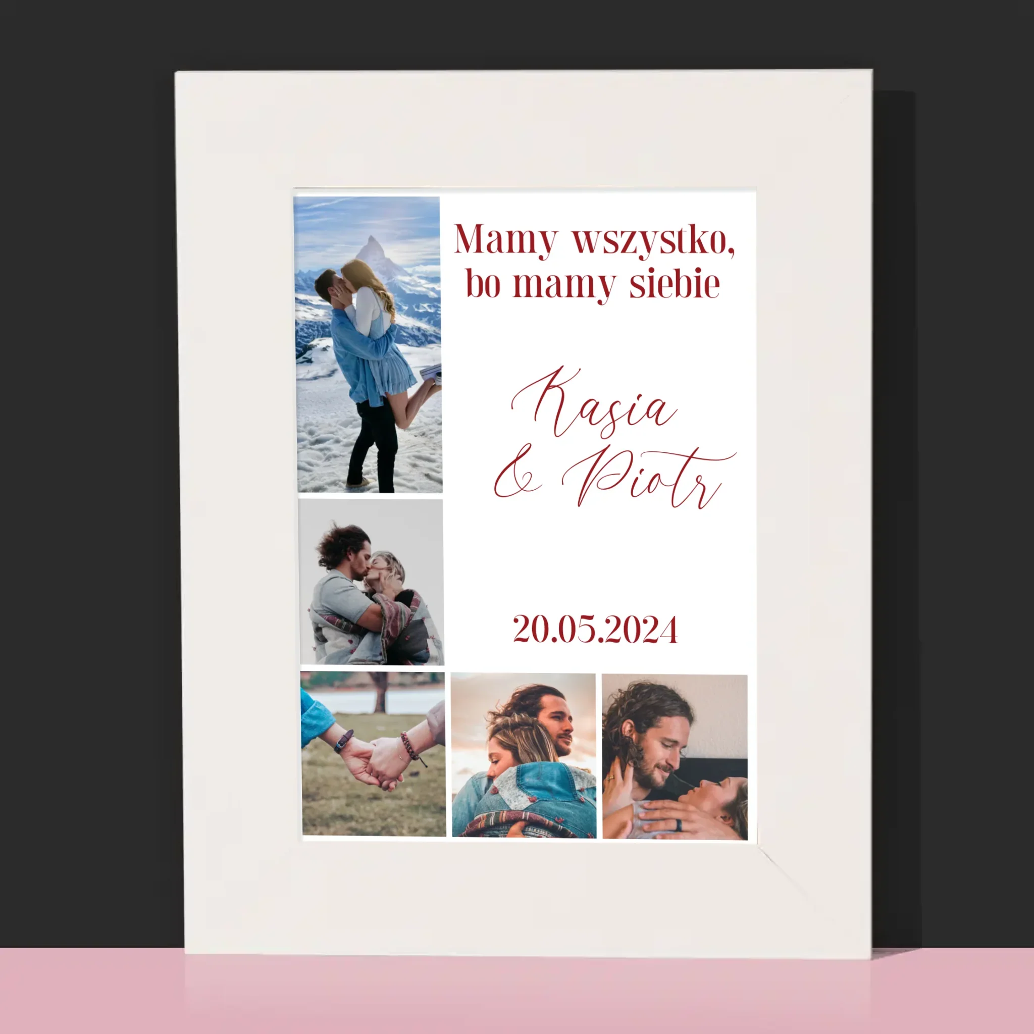 Fotokolaż: Mamy Wszystko, Bo Mamy Siebie - Ramka Na Zdjęcie - Image 2