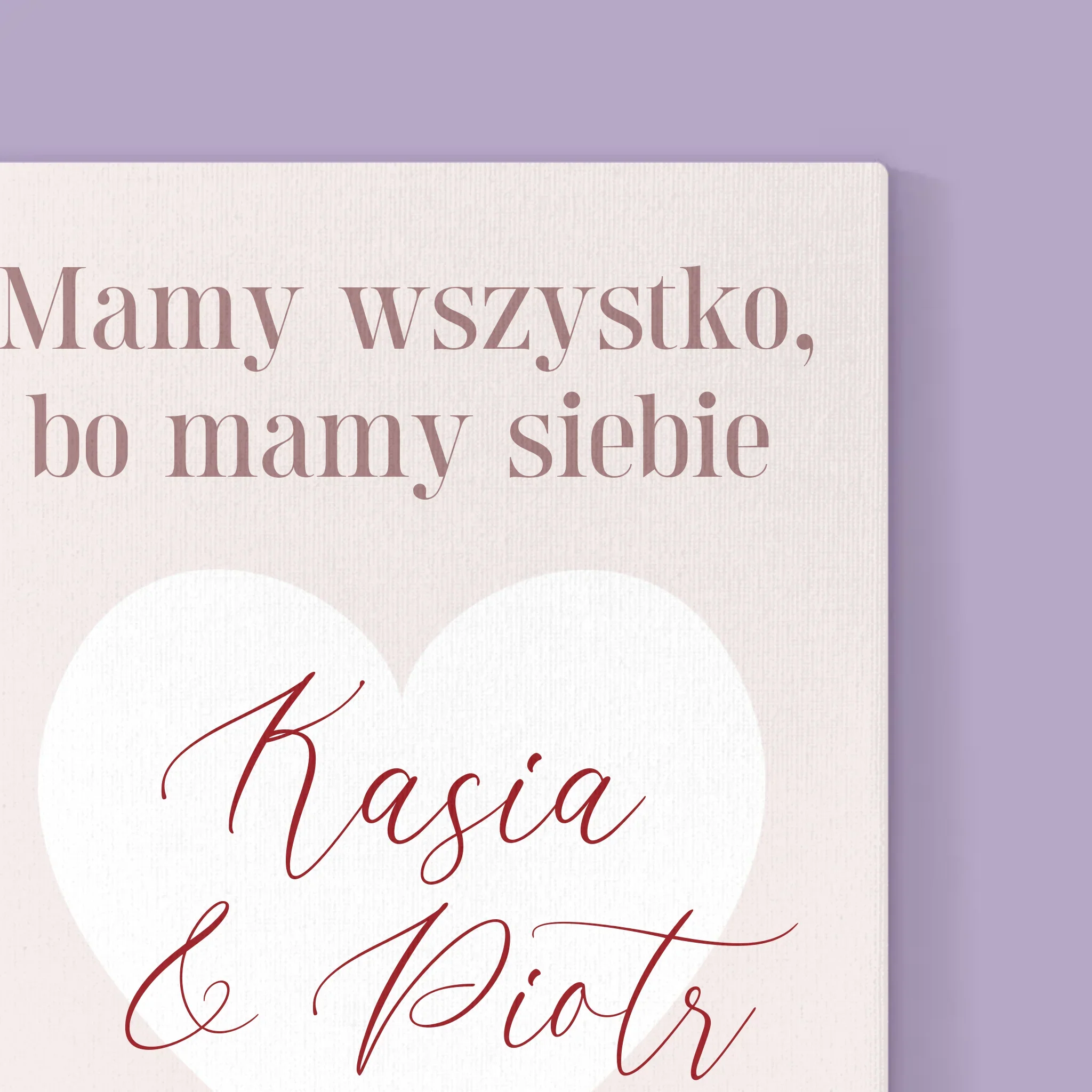 Fotokolaż: Mamy Wszystko, Bo Mamy Siebie - Wydruk Obramowany - Image 14