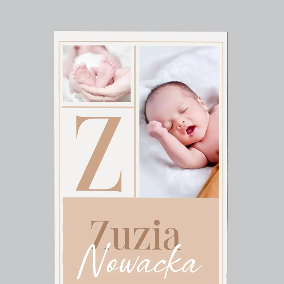 Fotokolaż: Metryczka Zdjęcia - Magnes na lodówkę - Image 3