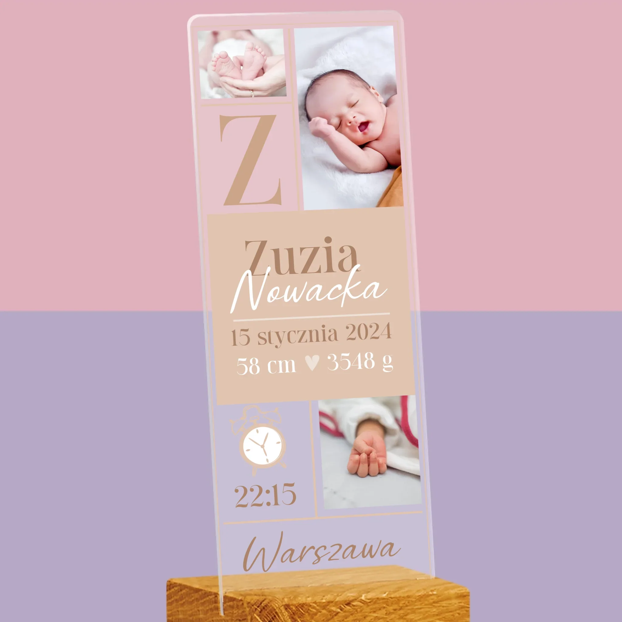 Fotokolaż: Metryczka Zdjęcia - Zdjęcie Na Szkle Akrylowym Fotobudka - Image 2