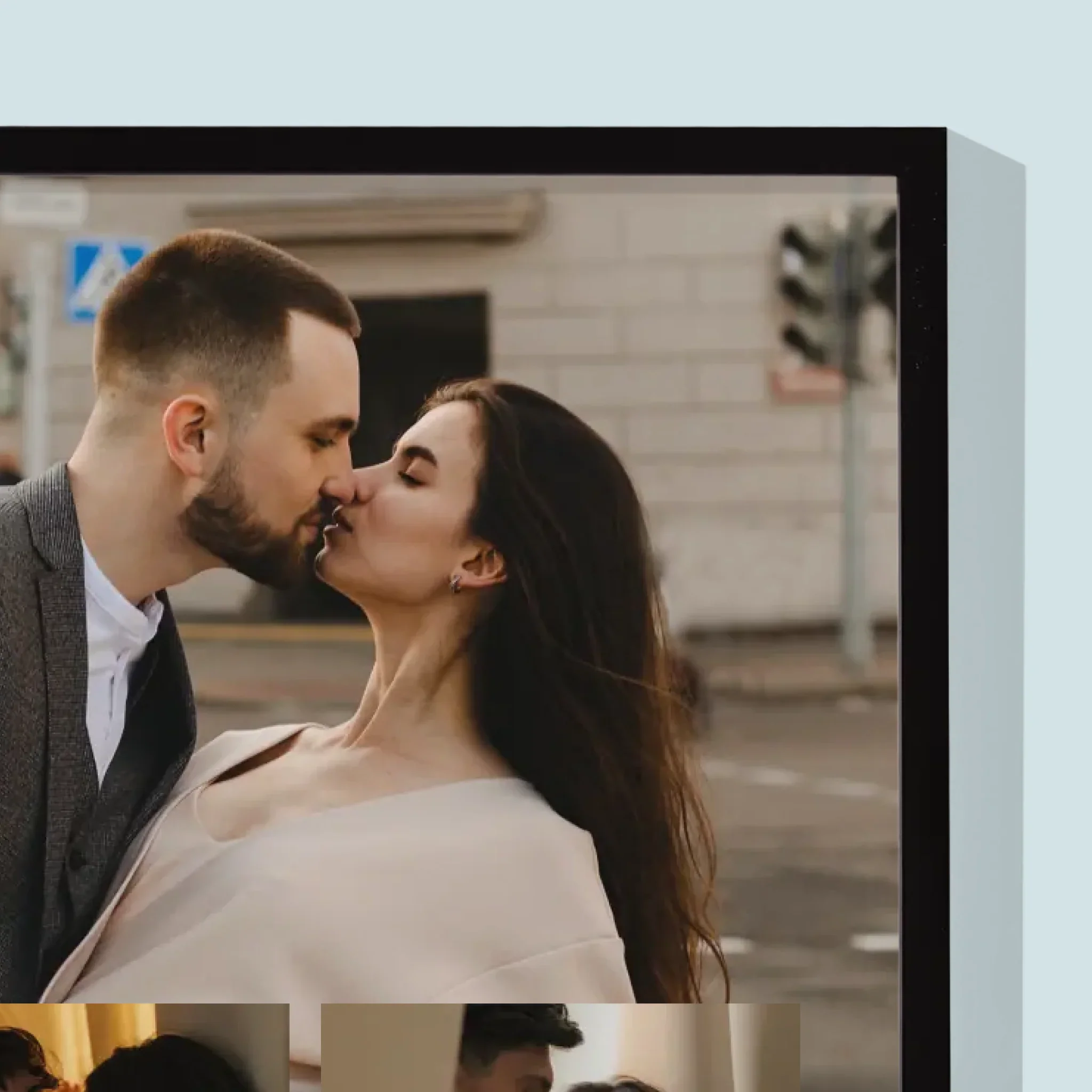 Fotokolaż: Miłosna Historia - Wydruk Obramowany 30x40 - Image 2