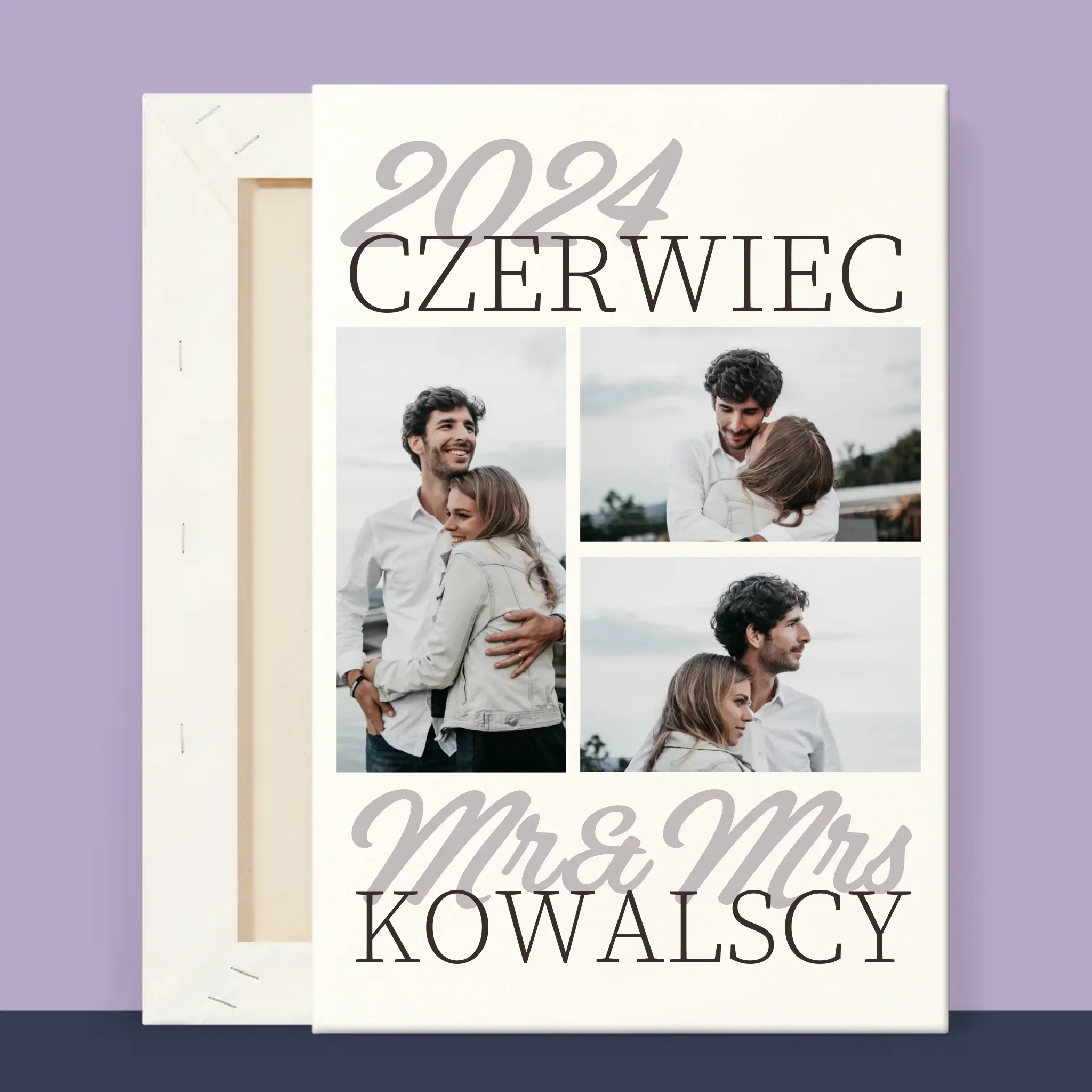 Fotokolaż: Mr&Mrs Data - Wydruk Obramowany - Image 12