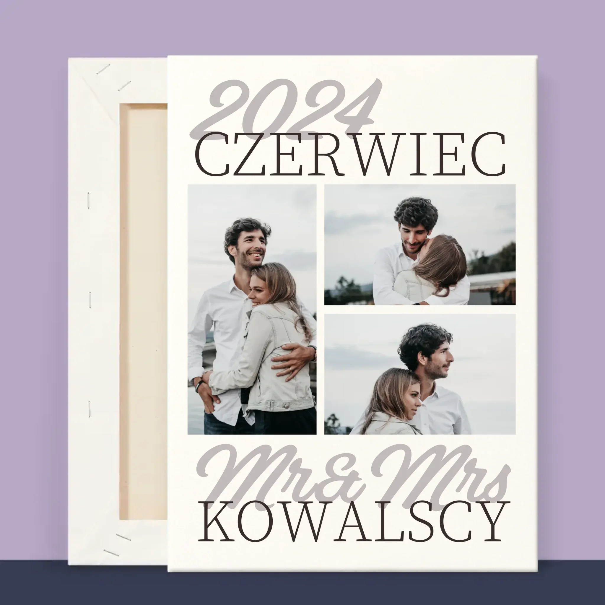Fotokolaż: Mr&Mrs Data - Wydruk Obramowany - Image 13