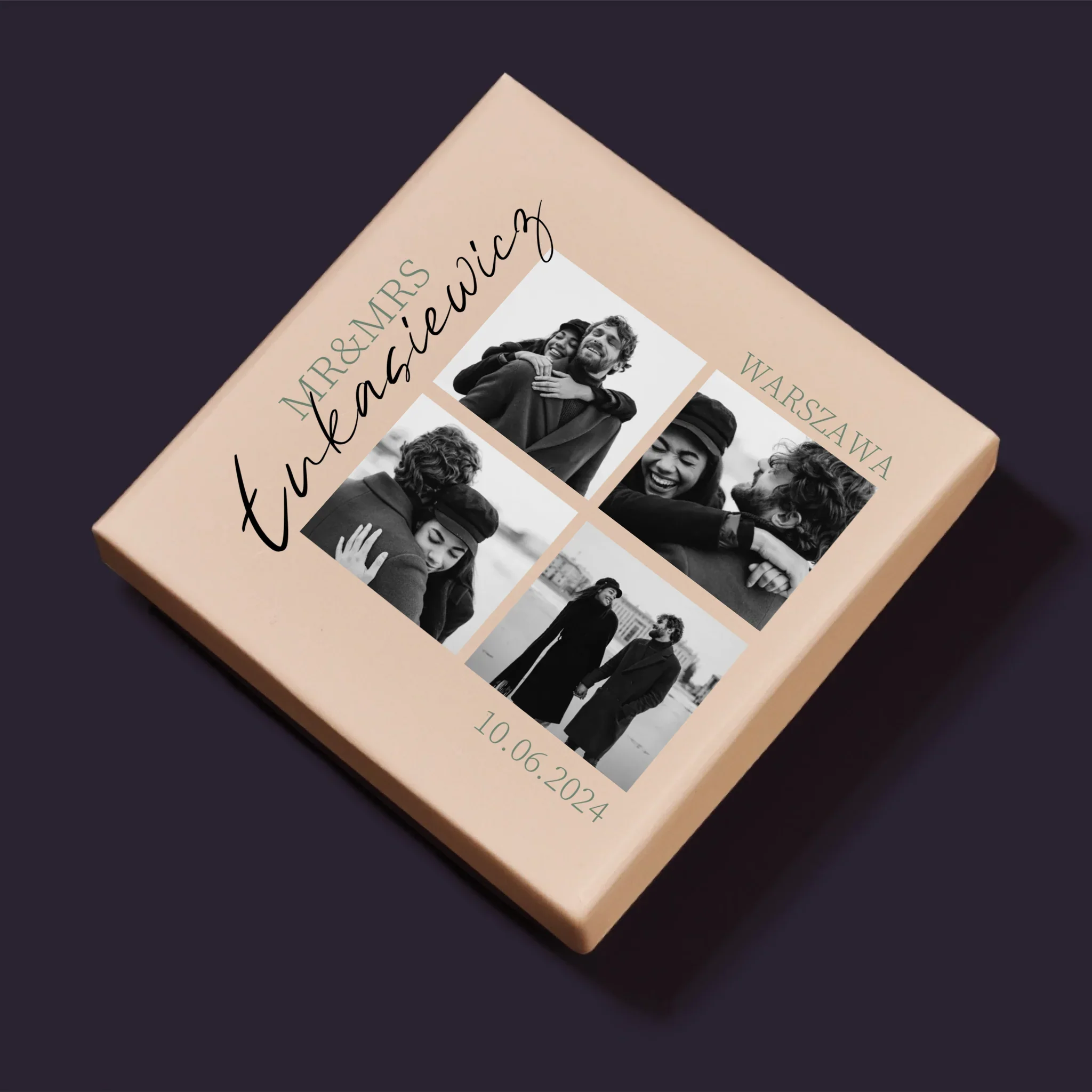 Fotokolaż: Mr&Mrs Ślubne - Personalizowane Puzzle - Image 5