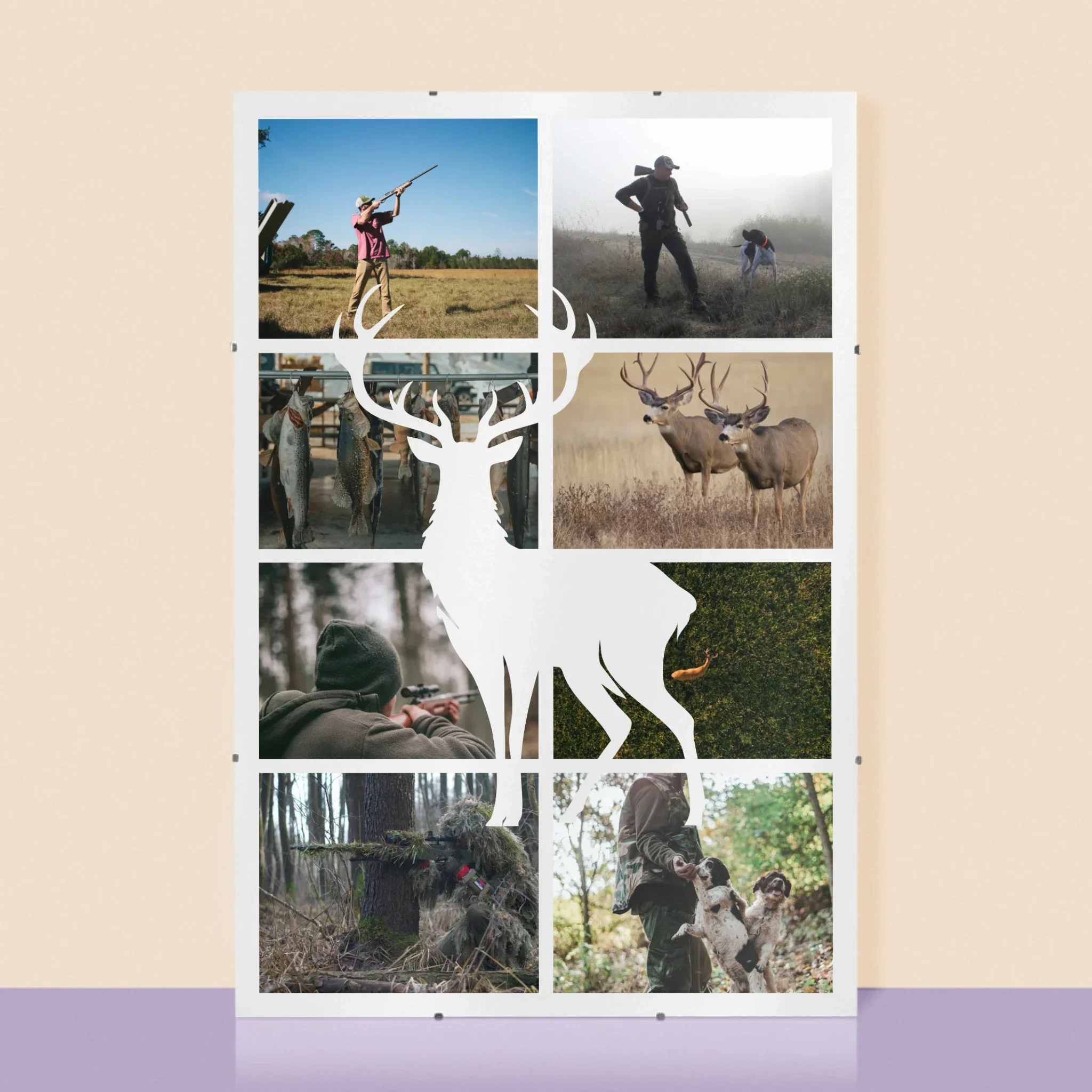 Fotokolaż: Myśliwy - Personalizowany Plakat