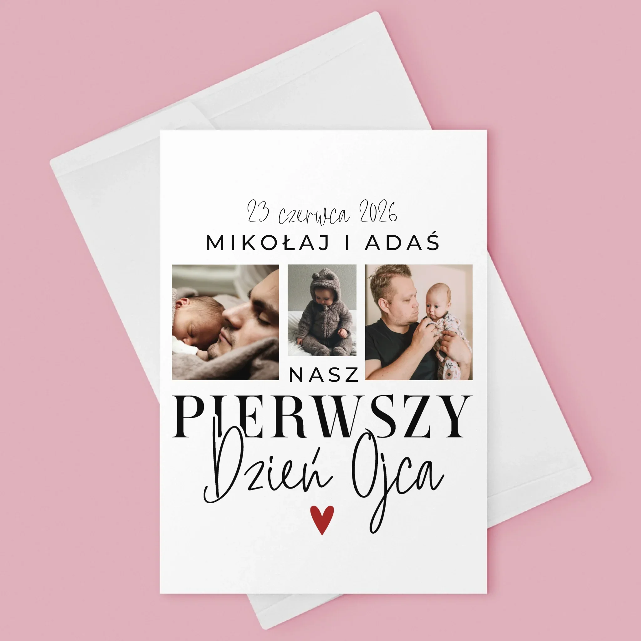 Fotokolaż: Na Pierwszy Dzień Ojca - Kartka z Życzeniami - Image 3