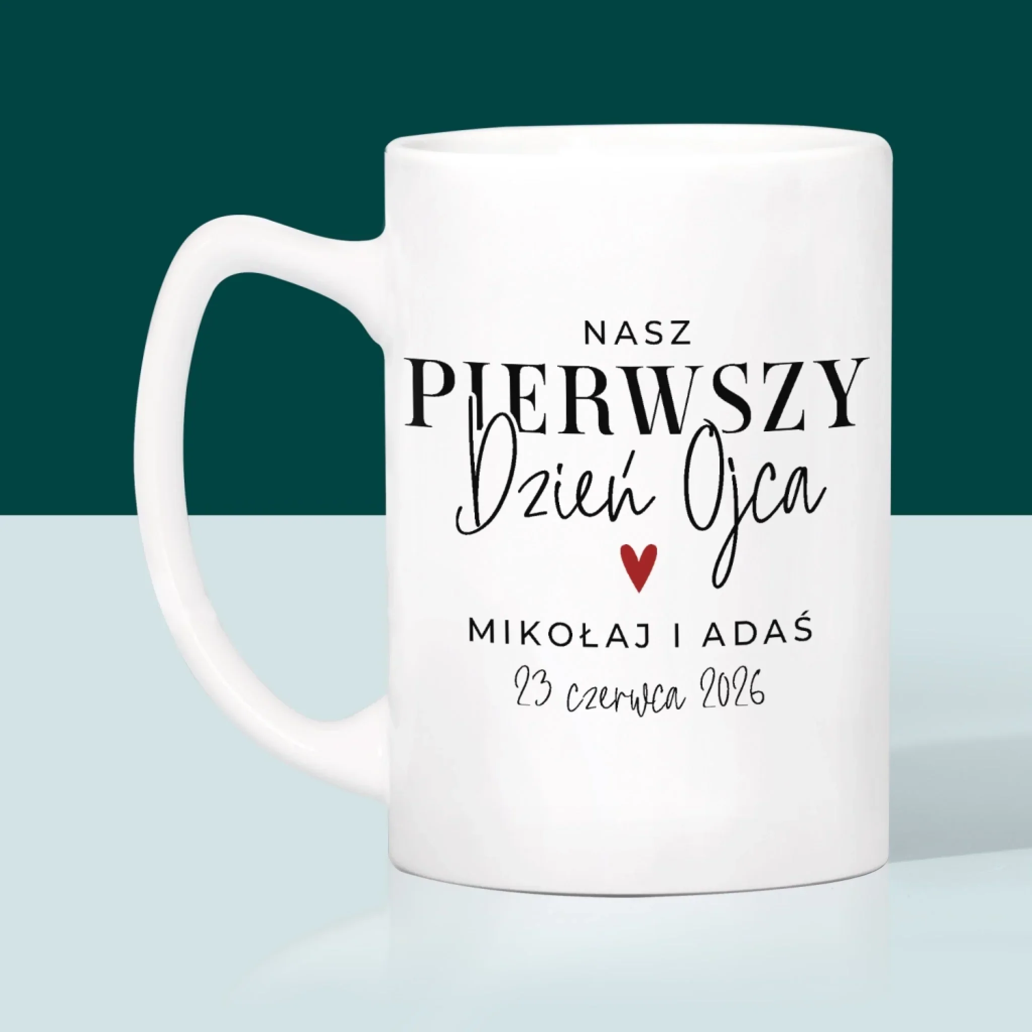 Fotokolaż: Na Pierwszy Dzień Ojca - Kubek z Nadrukiem - Image 4