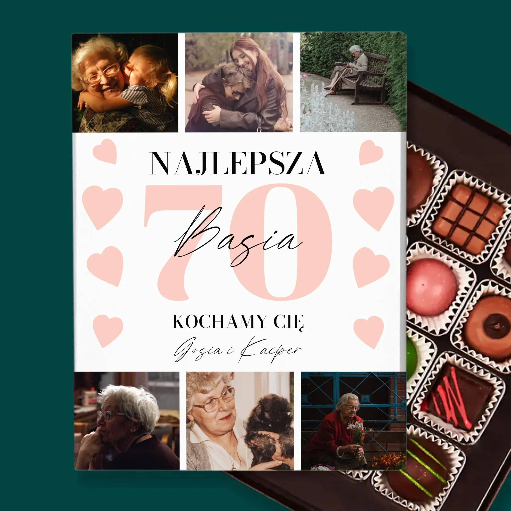 Fotokolaż: Najlepsza 70 - Personalizowane Praliny - Image 2