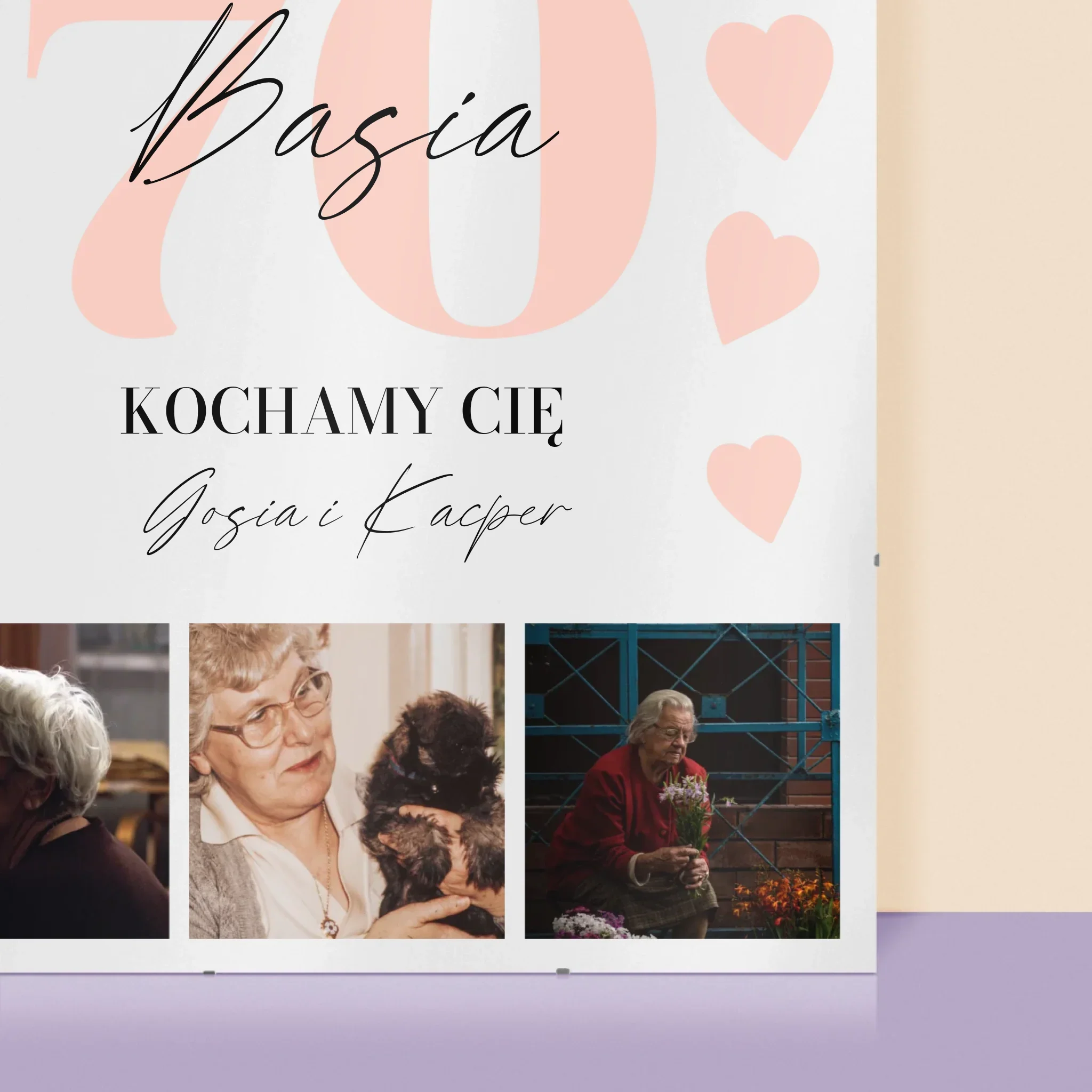 Fotokolaż: Najlepsza 70 - Personalizowany Plakat - Image 2