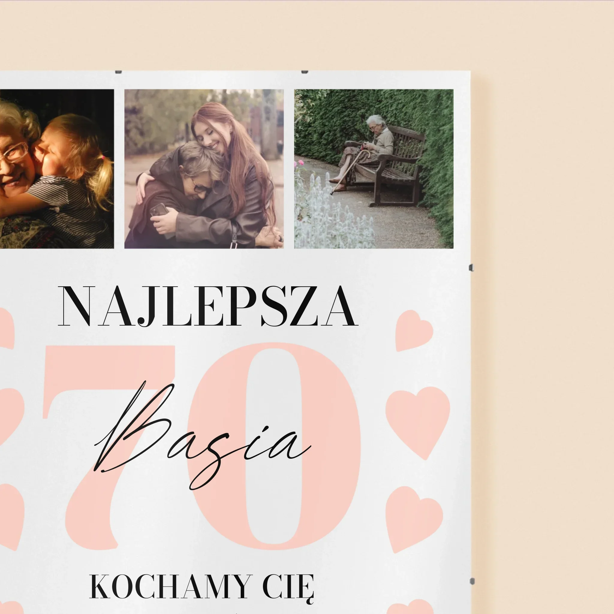 Fotokolaż: Najlepsza 70 - Personalizowany Plakat - Image 3